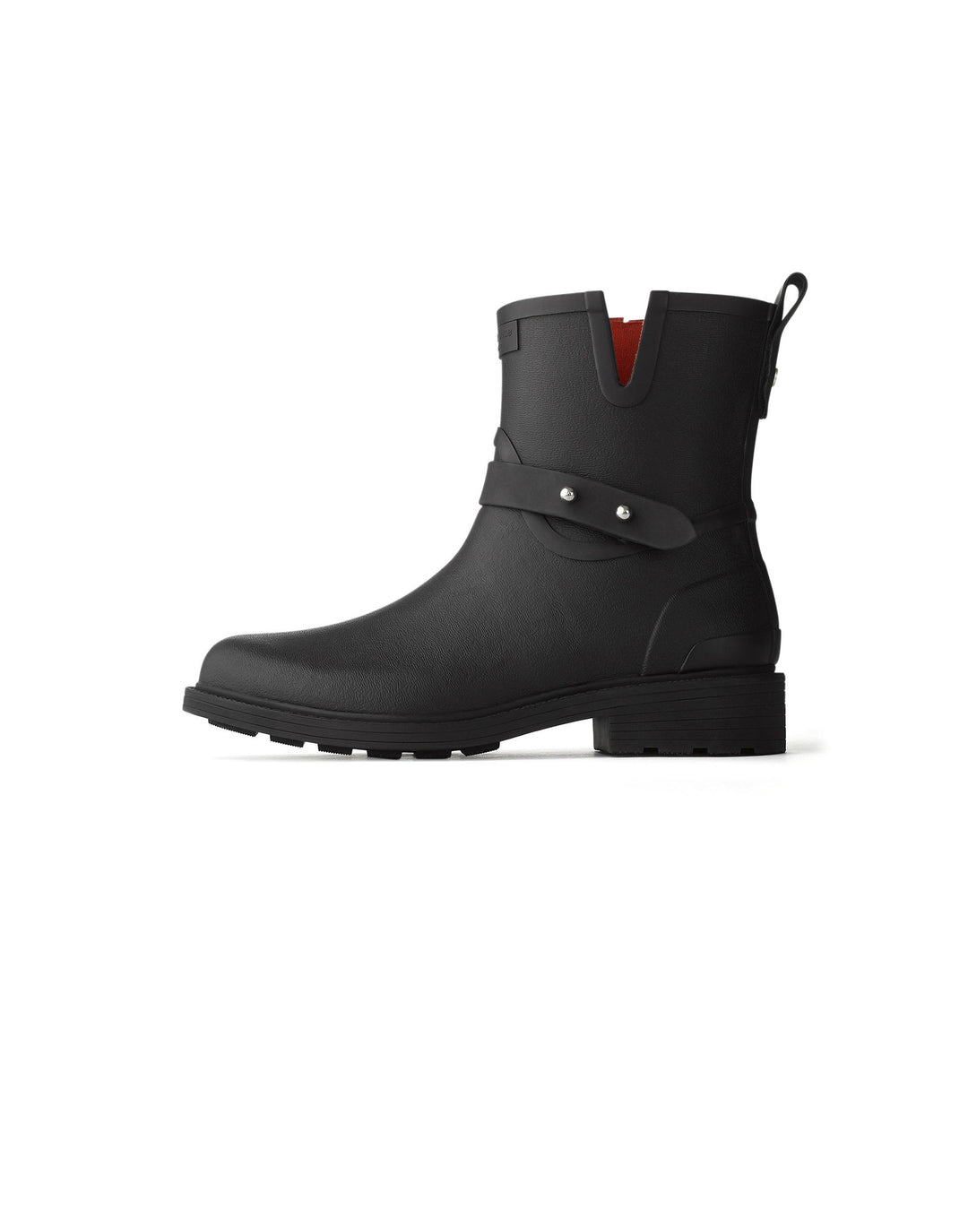 RAG & BONE Black Moto Rain Boots sz 36. Worn once!!