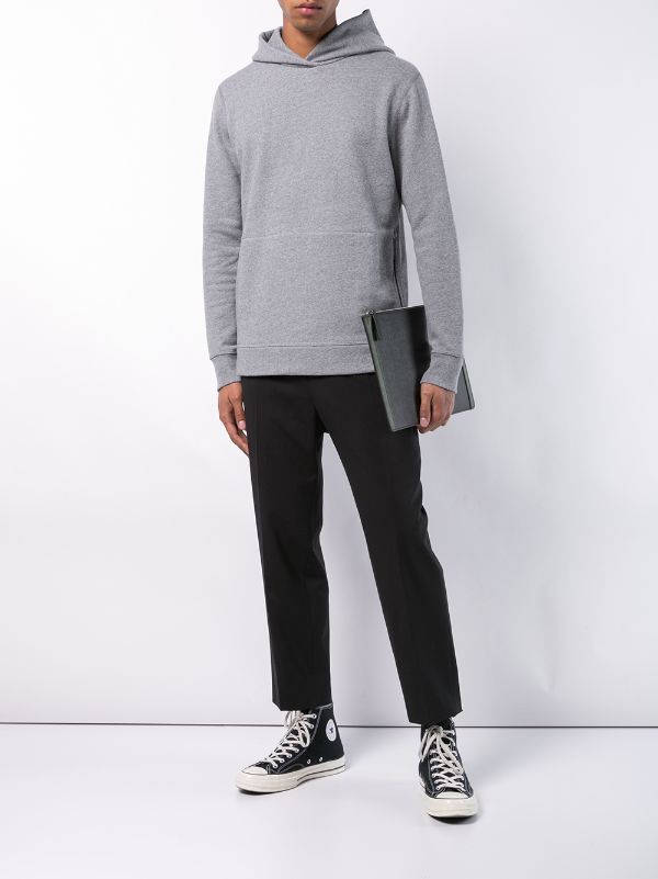 John Elliott
Villain Hooded pullover sweatshirt sz 4 (XL, slim fit) light grey