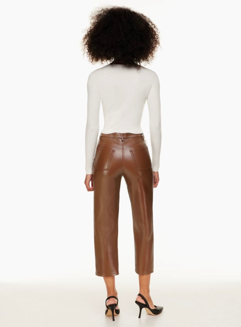 Wilfred Melina Crop in Cognac sz 4
