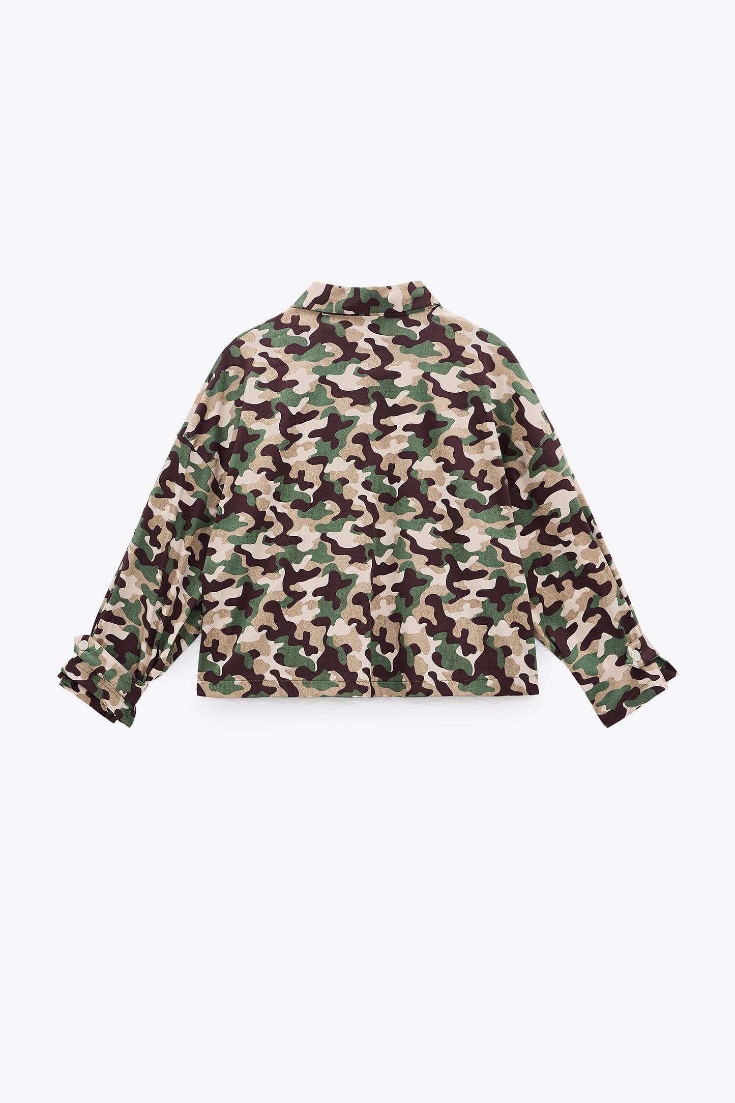 NWOT! Zara camo crop shirt. Fits XS-M