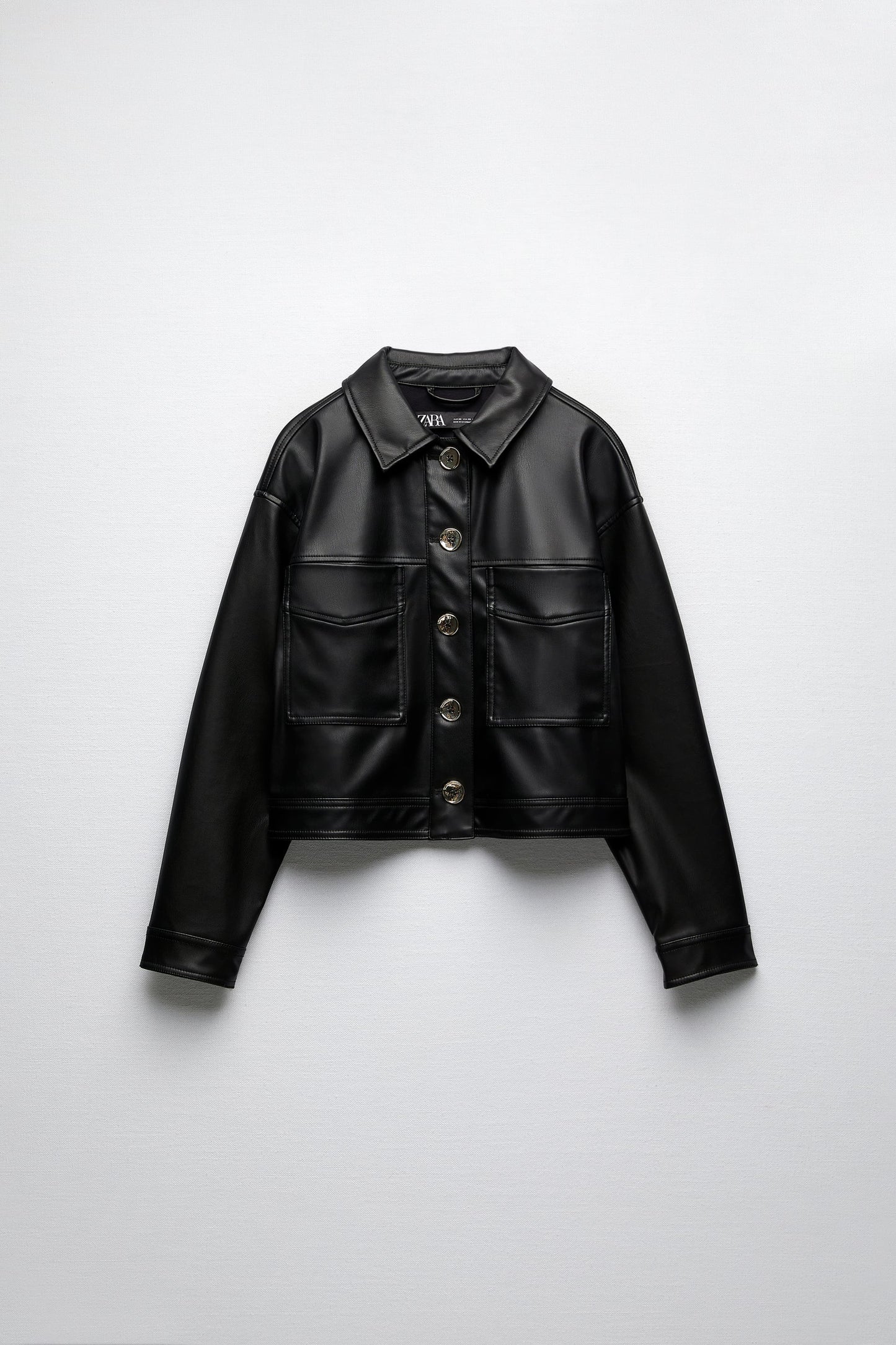 Zara faux leather jacket sz S