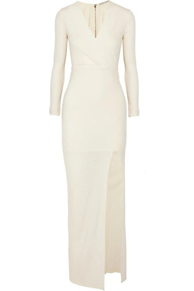 NWT! Alice + Olivia Debbie Faux Wrap-Front Maxi Dress sz 6.