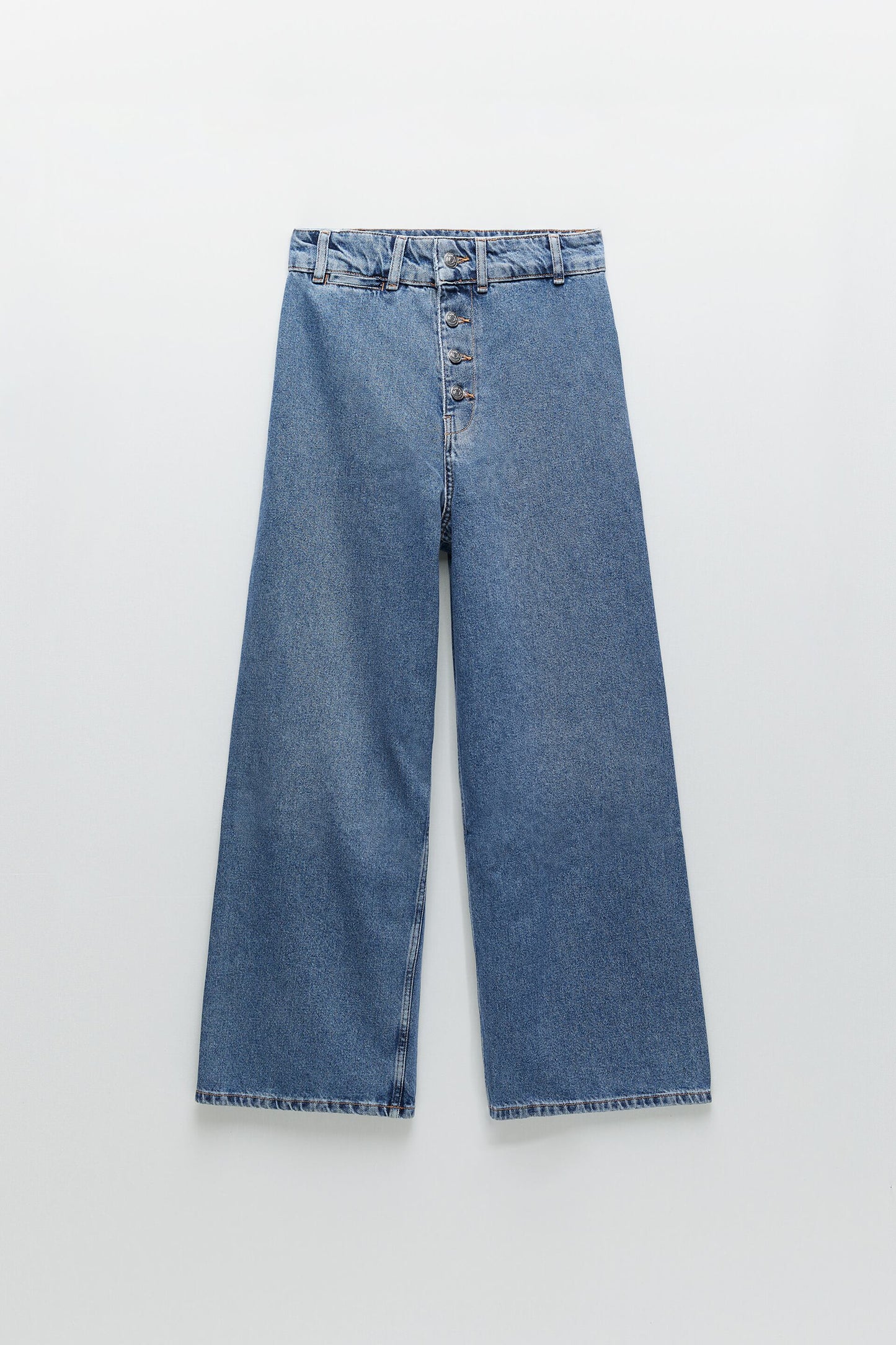 Zara high rise wide leg jeans sz 2