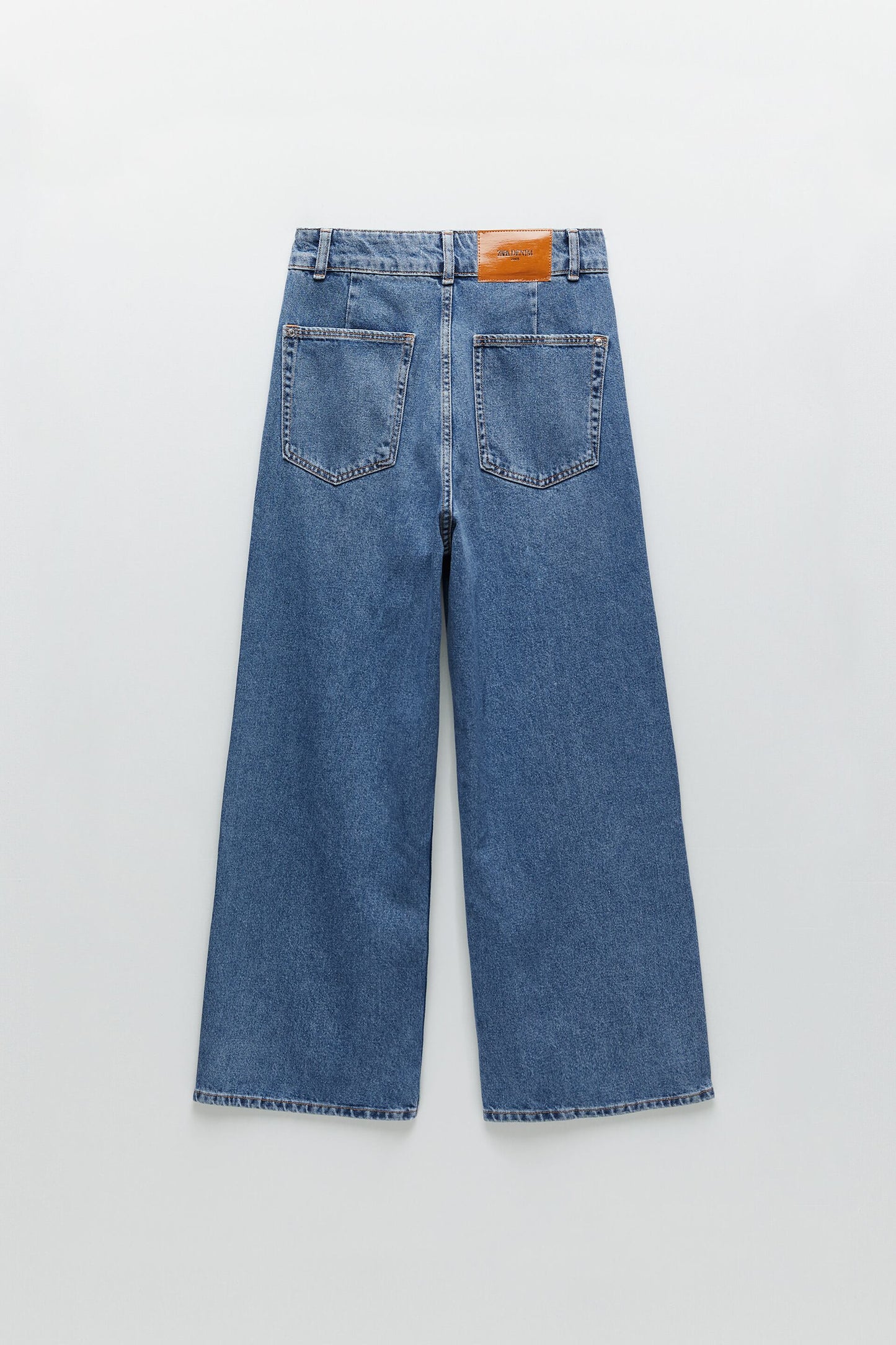 Zara high rise wide leg jeans sz 2