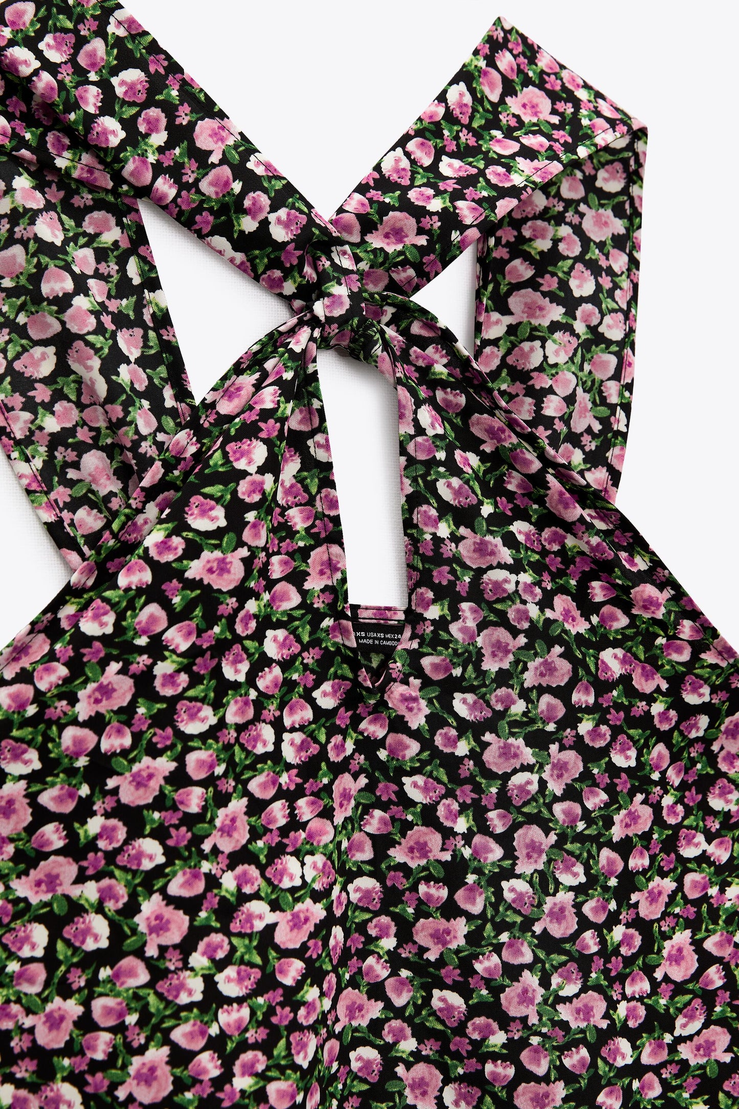 Zara floral halter top sz M