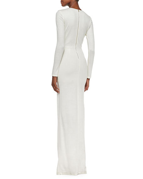 NWT! Alice + Olivia Debbie Faux Wrap-Front Maxi Dress sz 6.