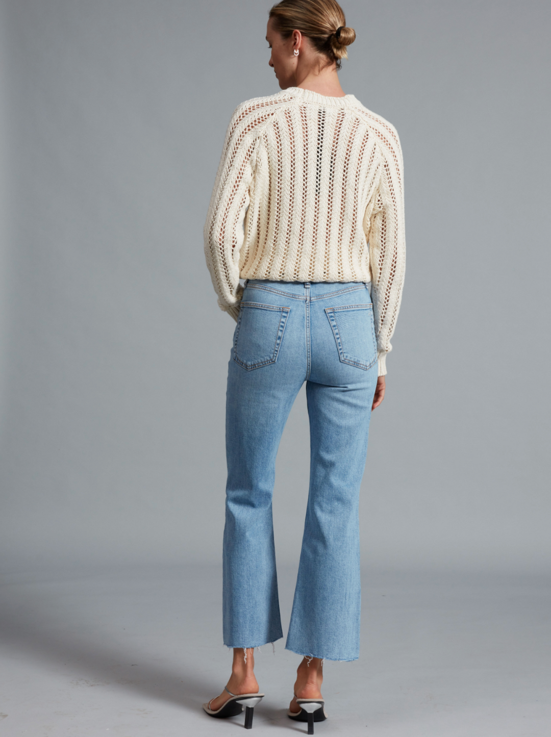 Rag & Bone Casey High Rise Ankle Flare in Lucy size 25