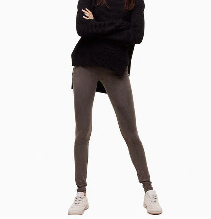 Wilfred Free dark taupe suede Daria pant sz S