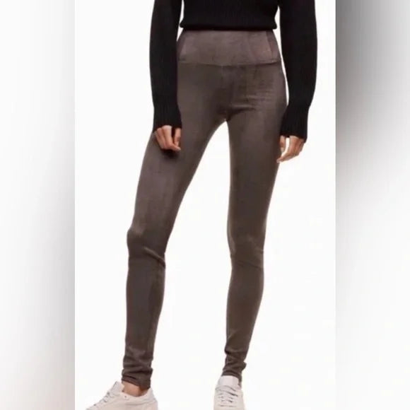 Wilfred Free dark taupe suede Daria pant sz S