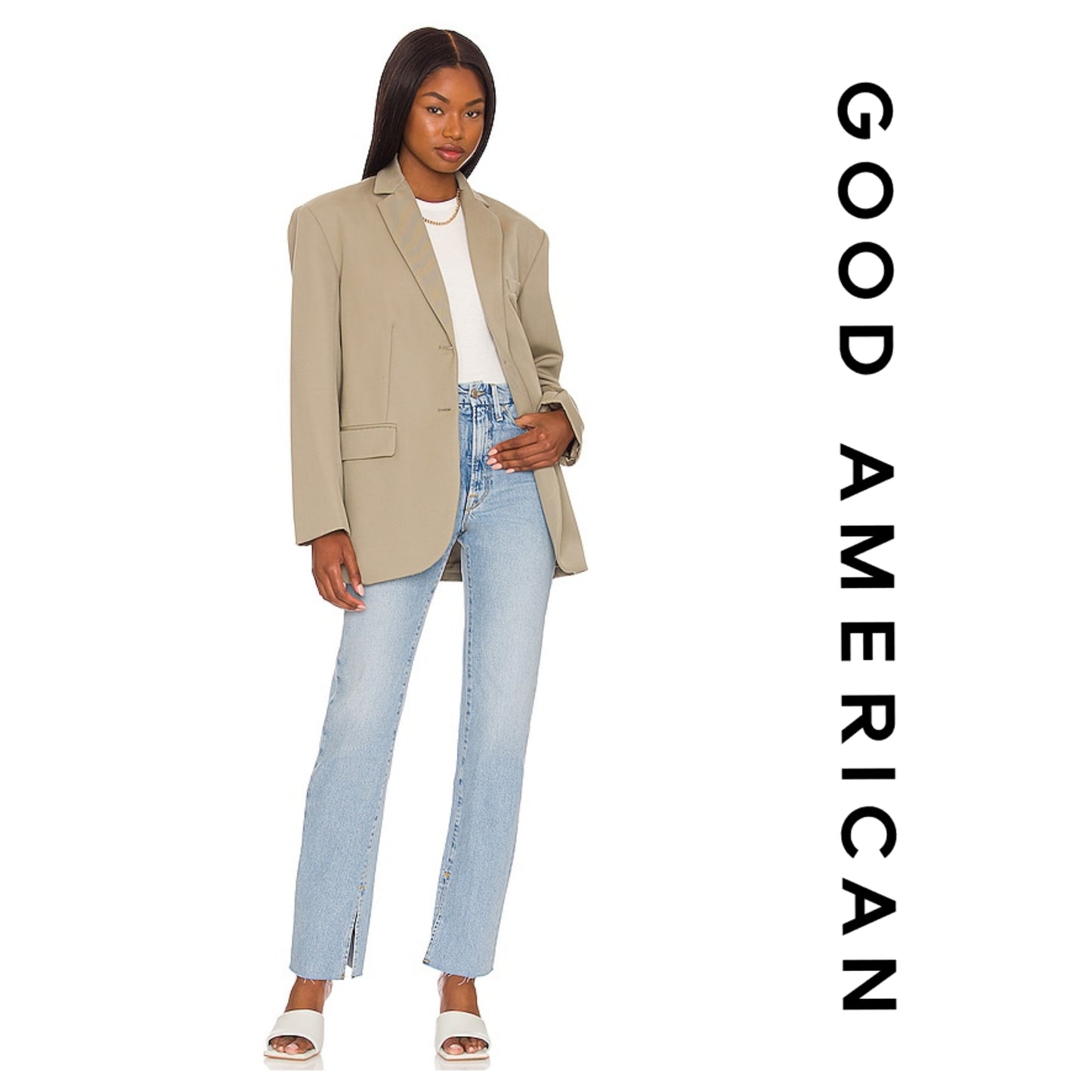 NWT! Good American "Good Boy" jeans sz 14/32