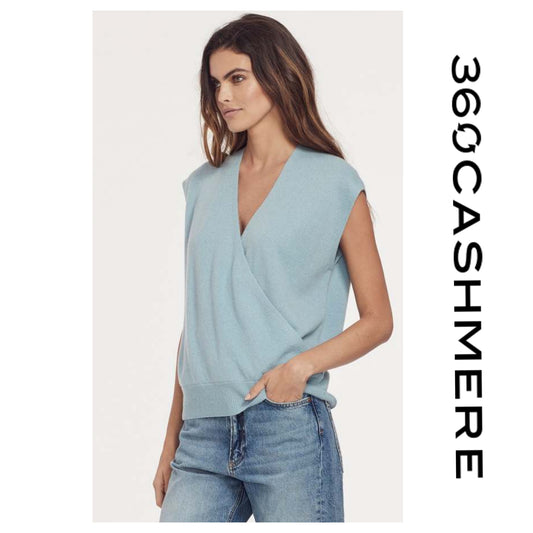 360 cashmere 100% cashmere "Louise Sweater" sz S. (flexible fit)