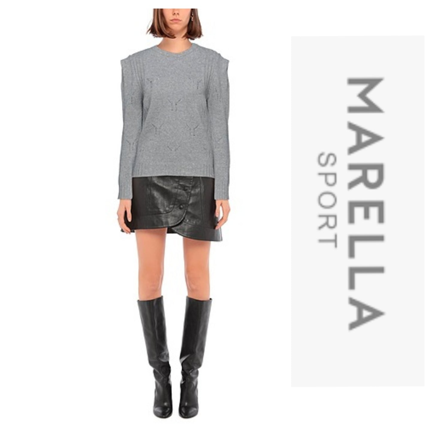 Marella Sport Sweater with Metallic Threading sz S-M