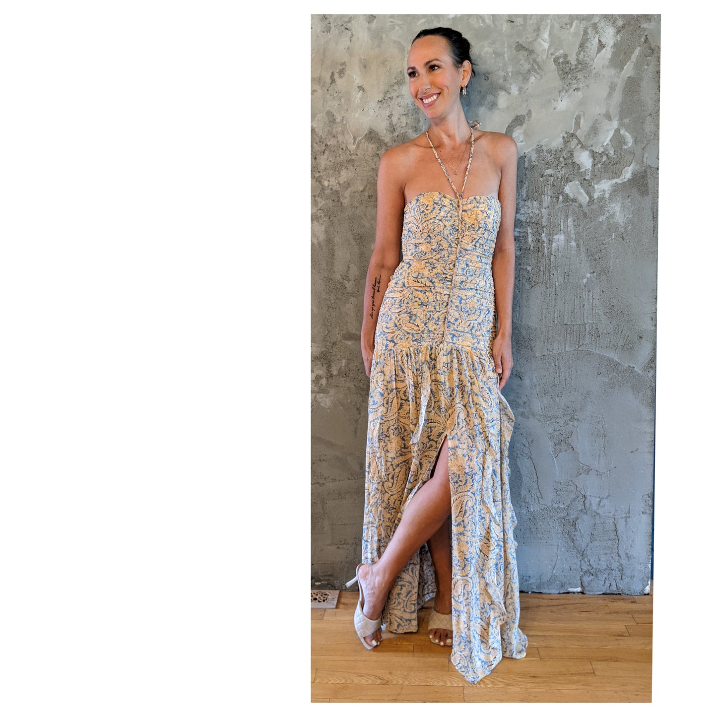 NWT! VERONICA BEARD Lucine paisley silk maxi dress sz XS