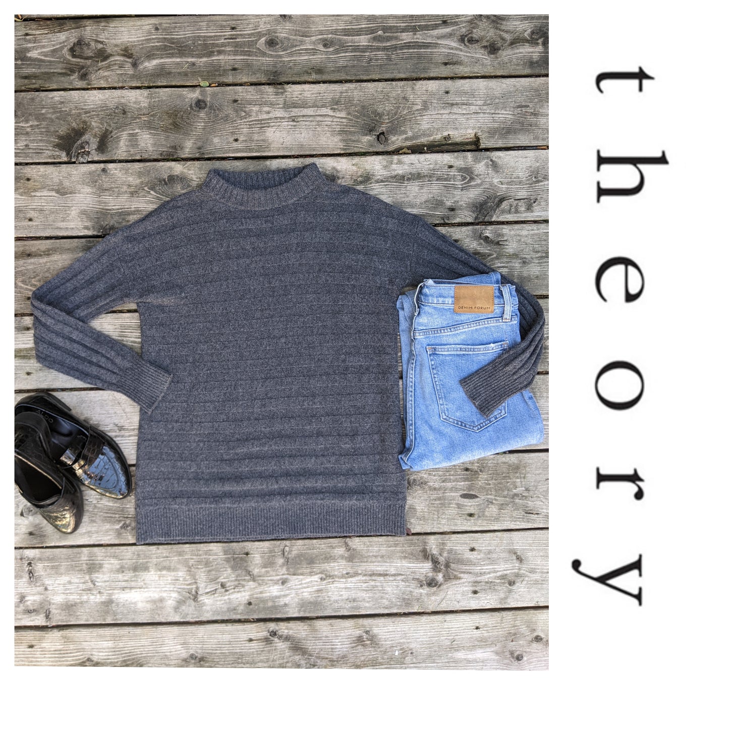 Like new! Theory Andrista 100% cashmere sweater sz S