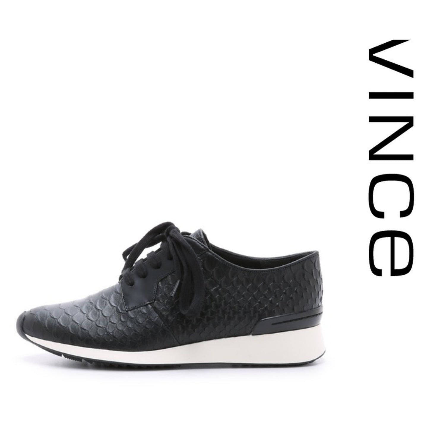 Vince Rayner Python Embossed Sneaker sz 9