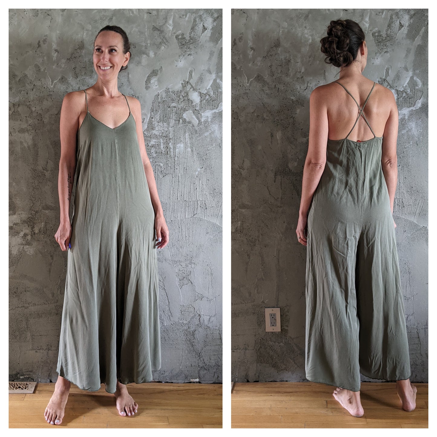 NWT! Rag Poets Ayana Wide Leg Jumpsuit sz S.