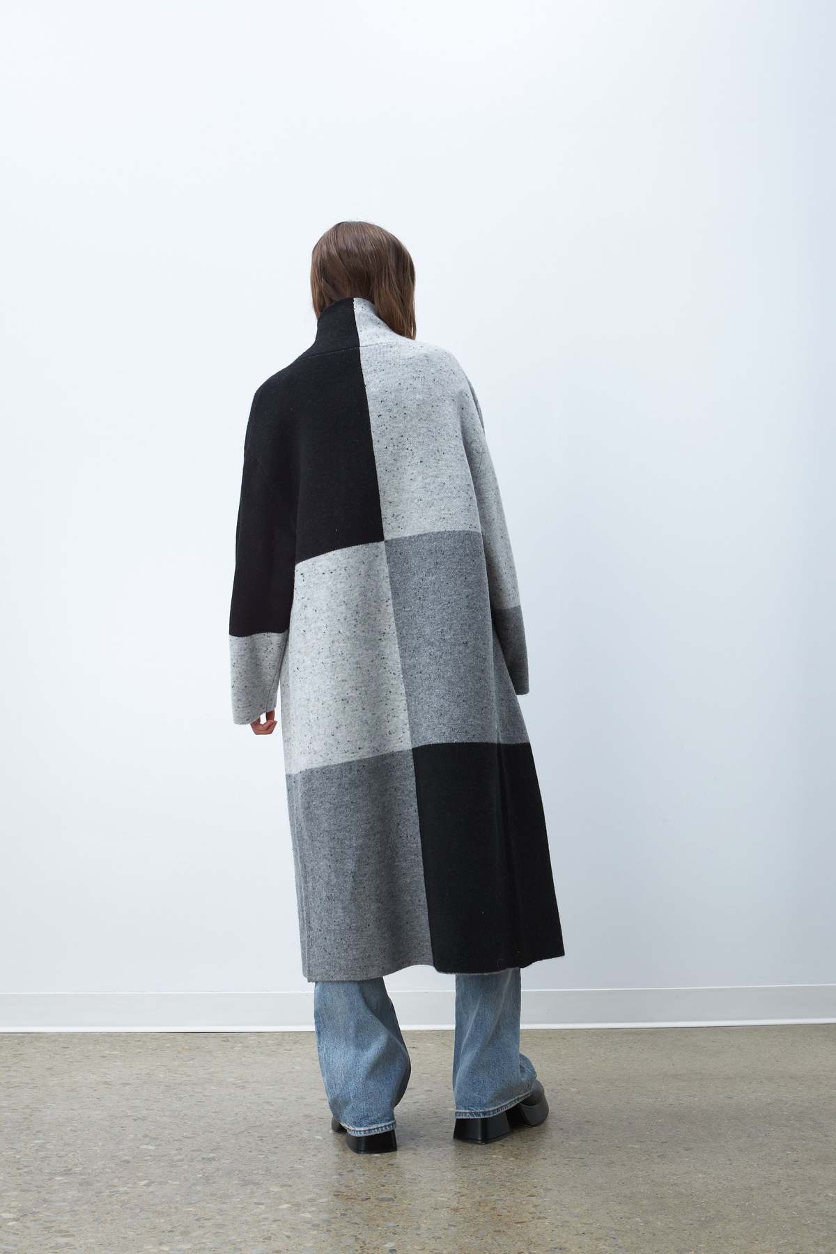 Holt Renfrew LINE Jetta Oversized Knit Jacket Fits XS-Lrg.