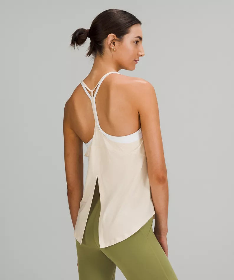 LULULEMON "Modal Silk Yoga Tank" sz 4