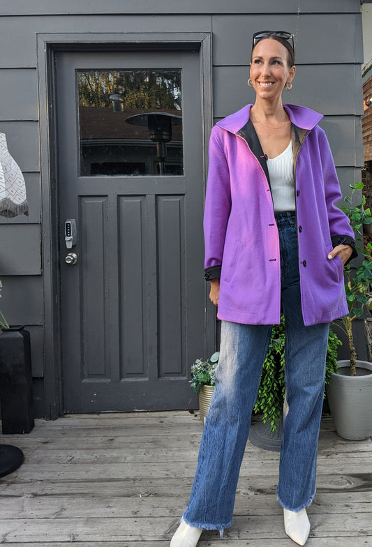 Vintage REVERSIBLE Special Edition by Shelley Walsh jacket sz M.