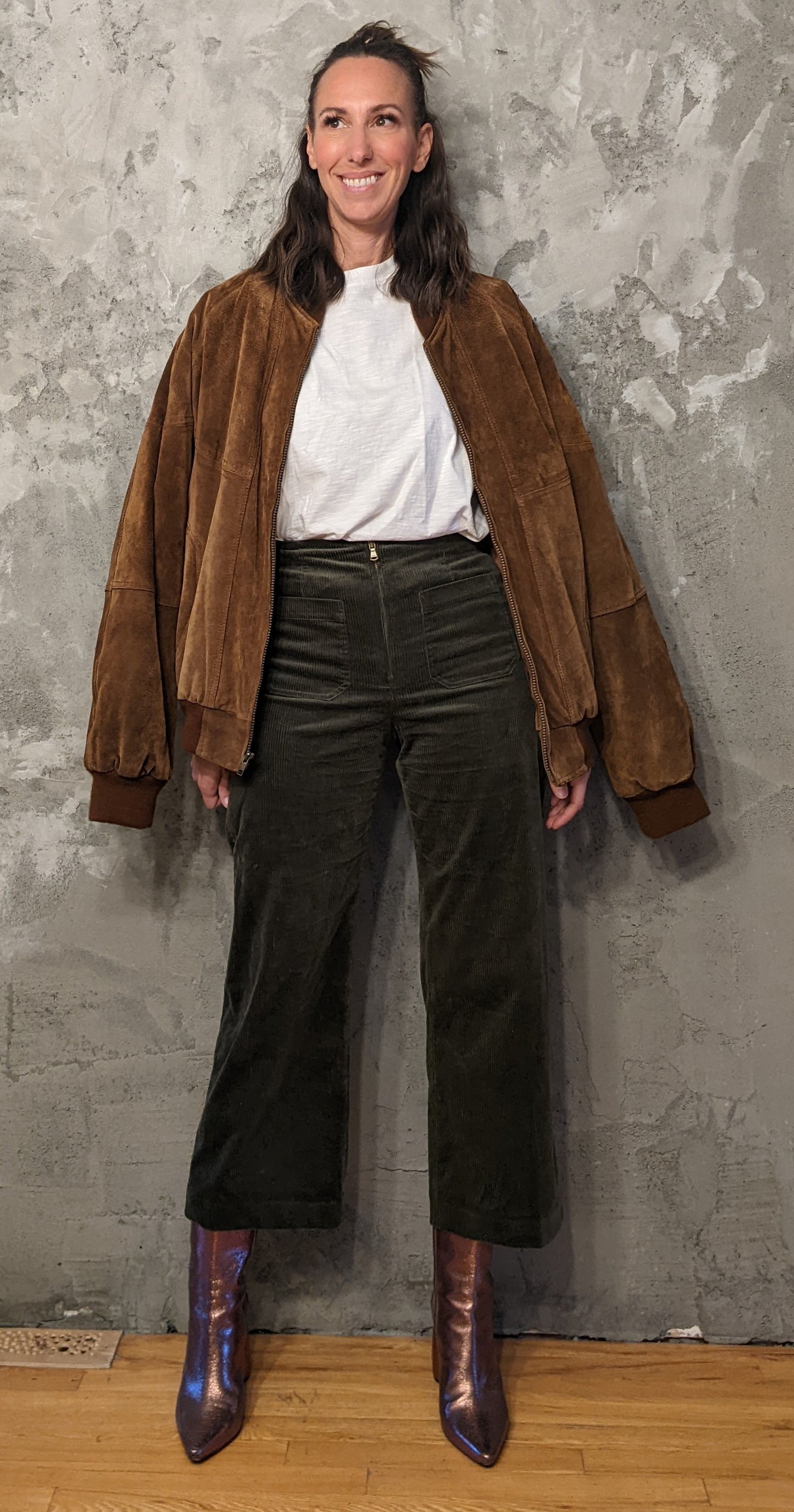 Vintage genuine suede jacket sz Lrg.