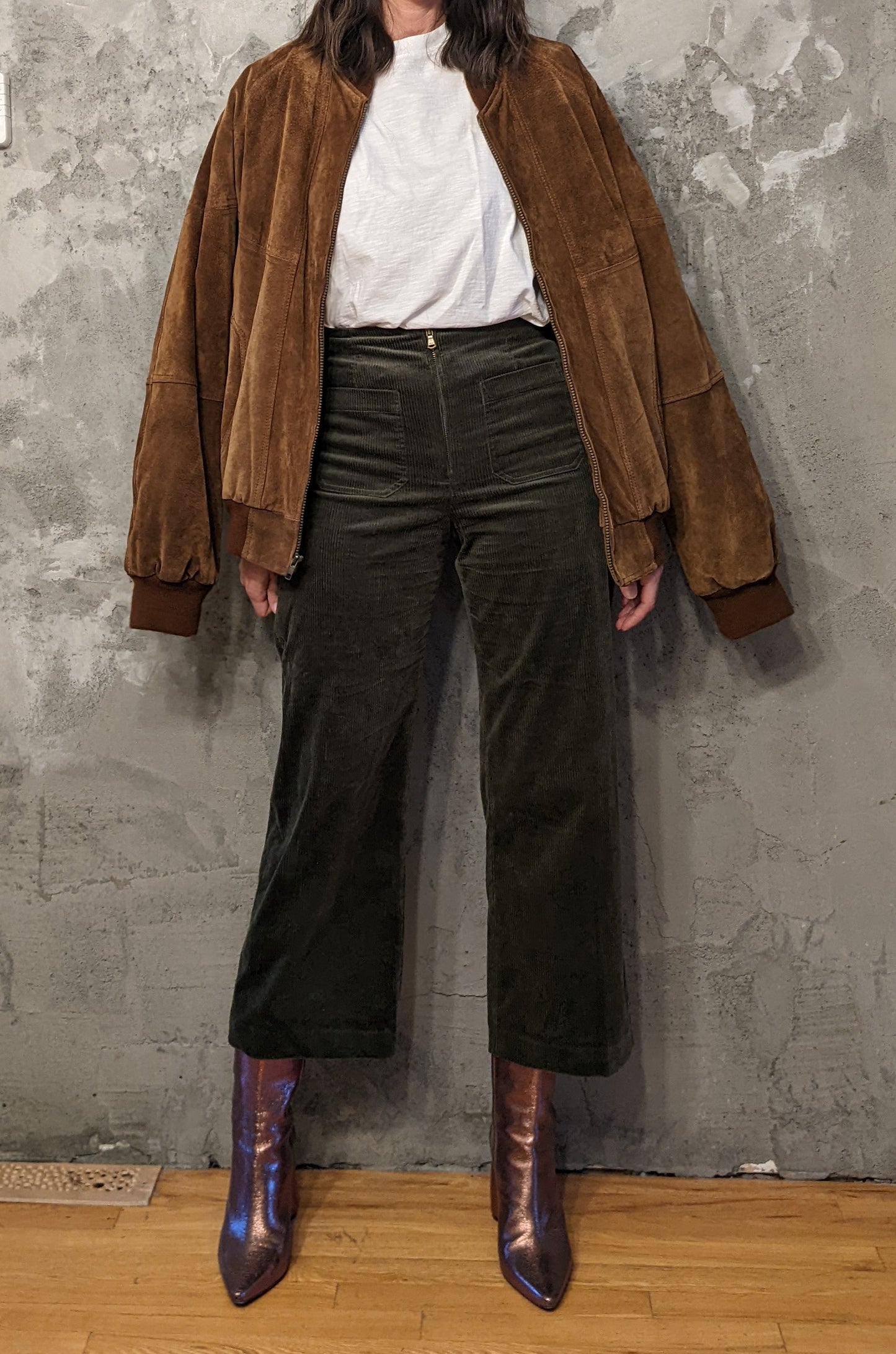 Vintage genuine suede jacket sz Lrg.