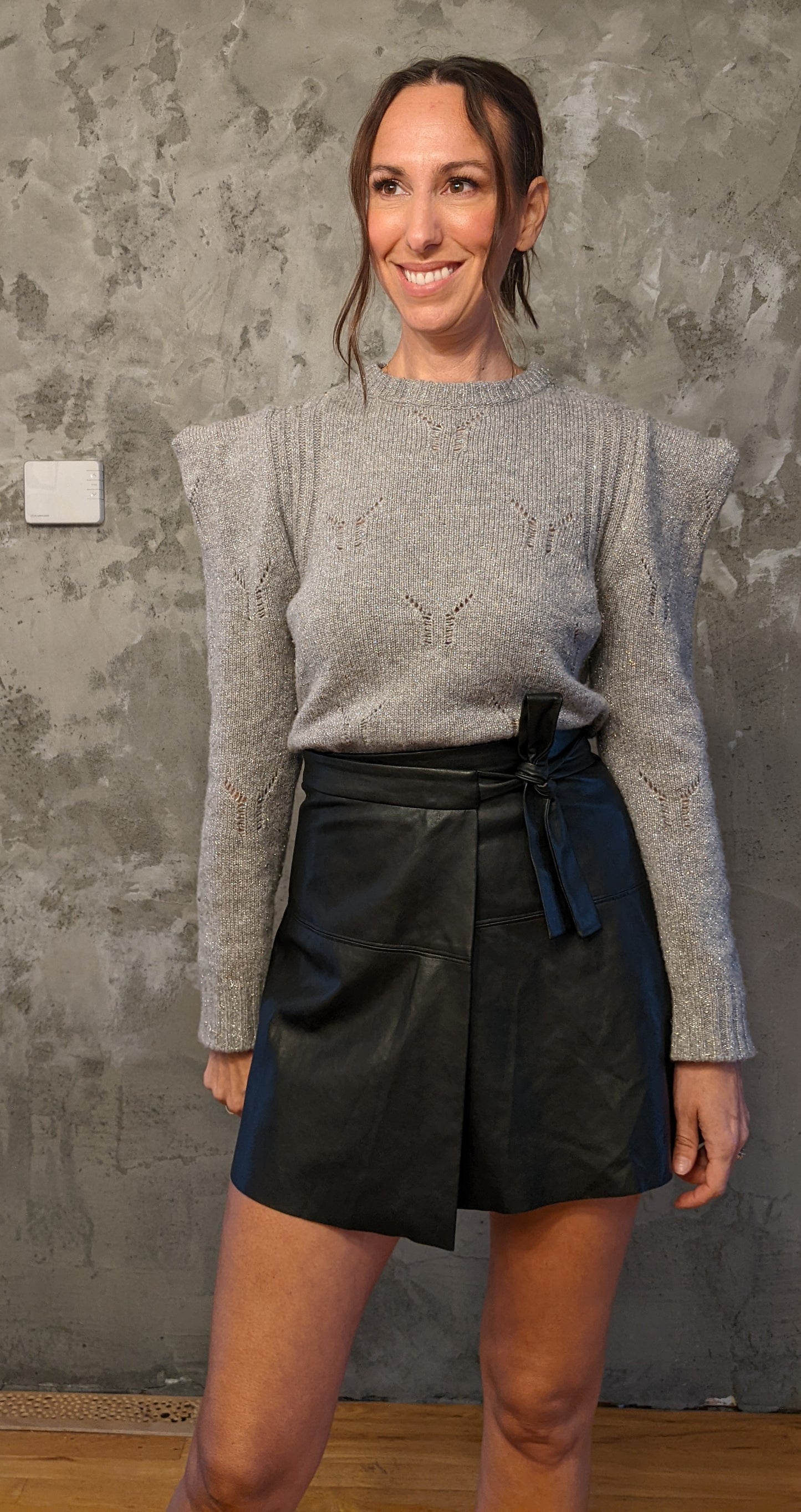 Marella Sport Sweater with Metallic Threading sz S-M