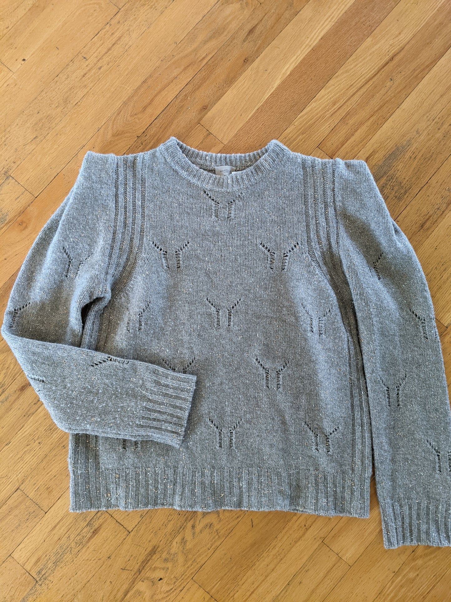 Marella Sport Sweater with Metallic Threading sz S-M
