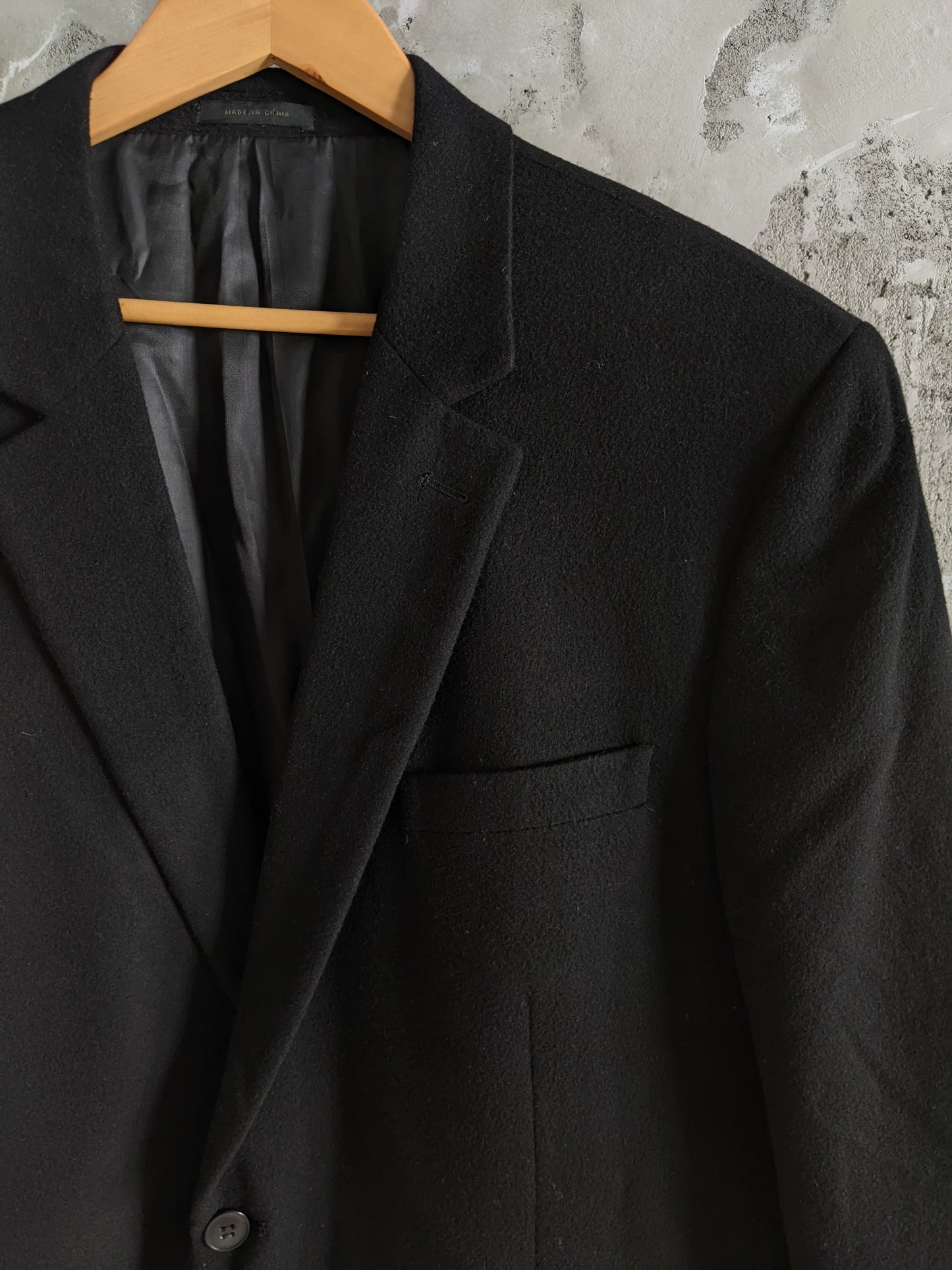Gardena black 100% cashmere jacket sz 46L