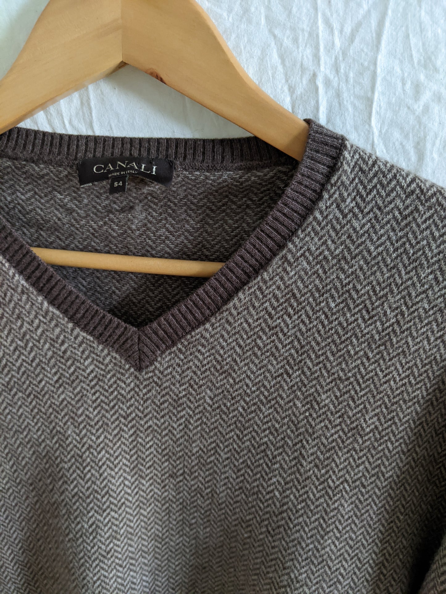 Canali 100% Merino wool sweater sz 54 (Fits like Lrg)