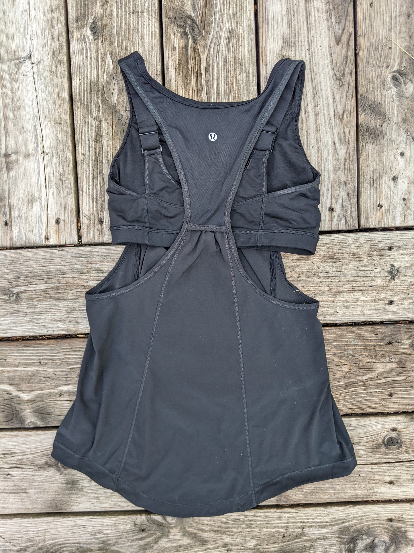 Lululemon Run: For Your Money Tank Black sz 6