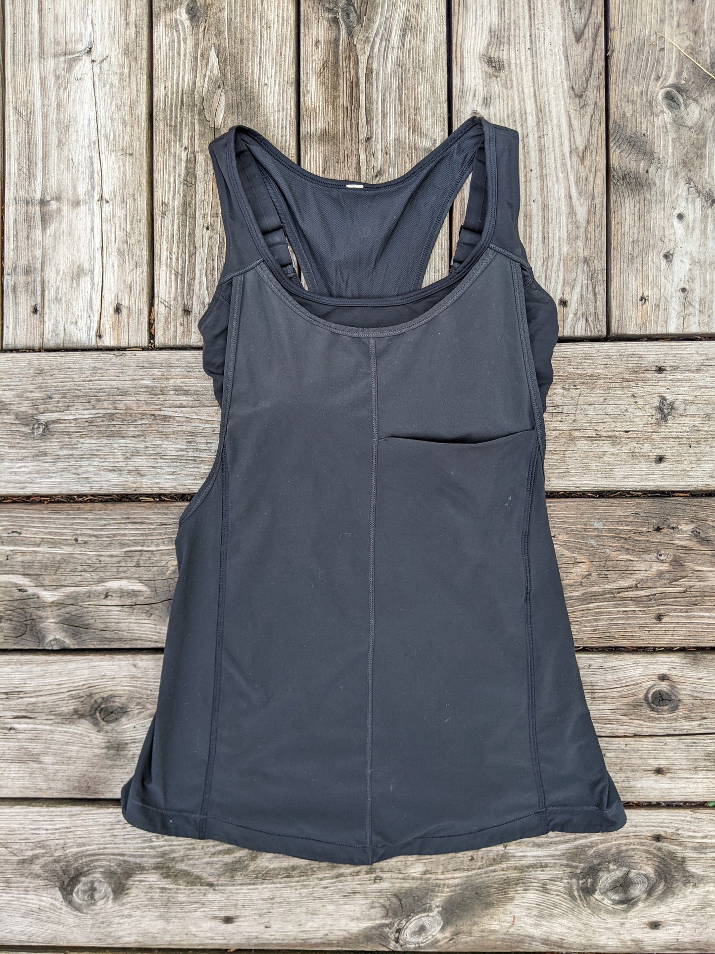 Lululemon Run: For Your Money Tank Black sz 6