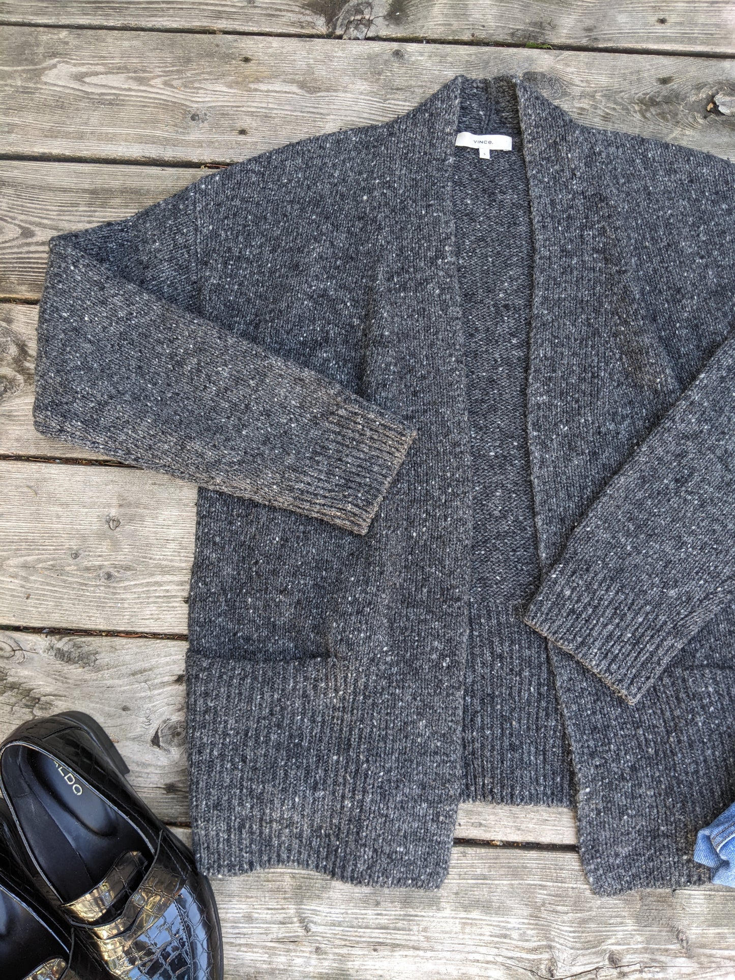 VINCE chunky cardigan sz S