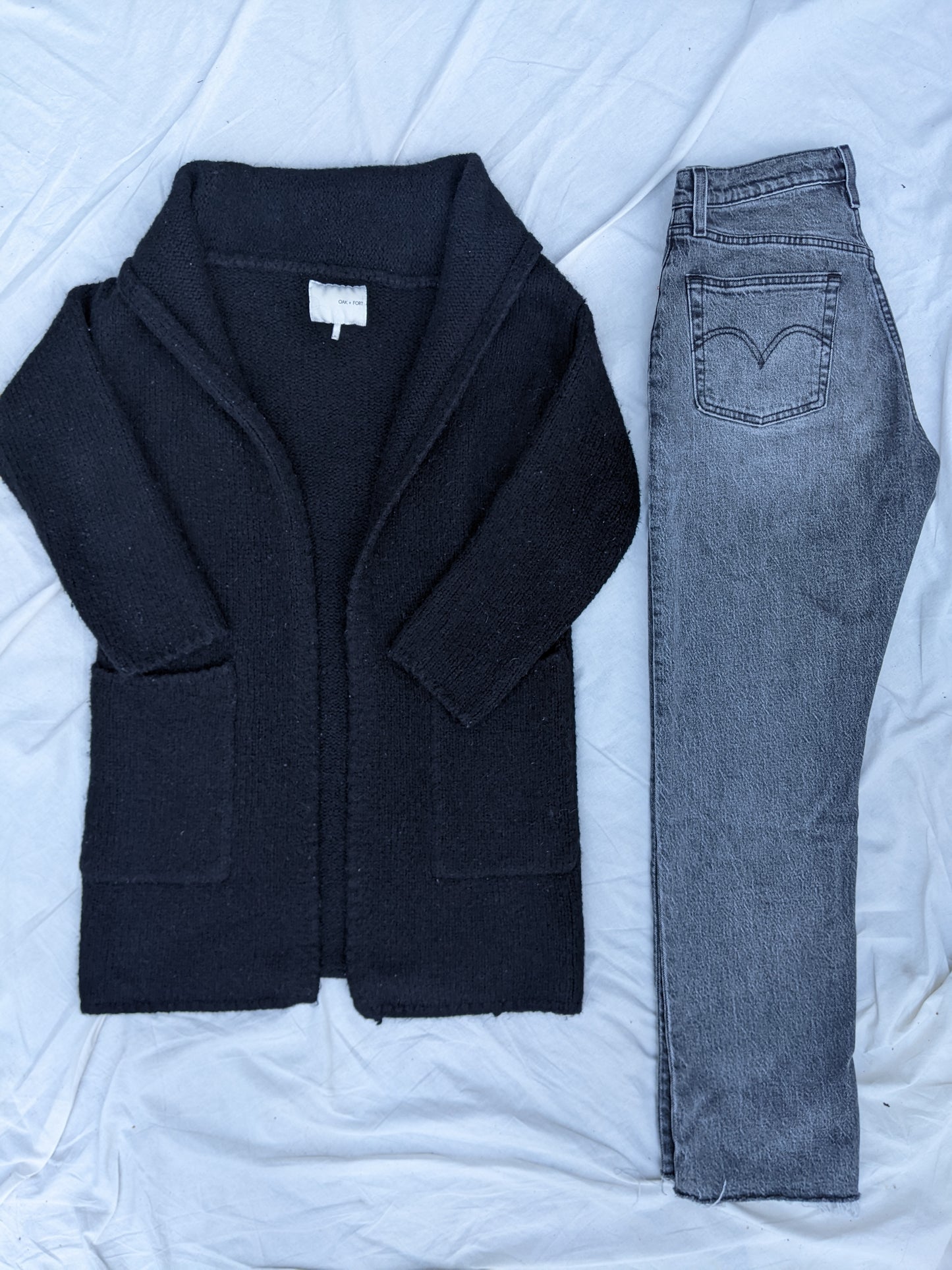 Oak + Fort chunky cardigan sz S