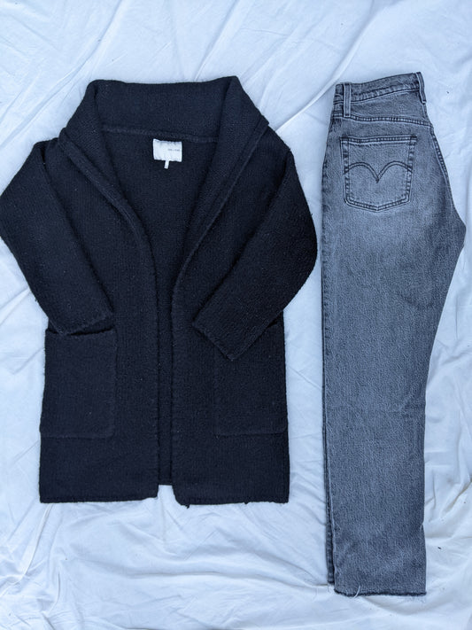 Oak + Fort chunky cardigan sz S