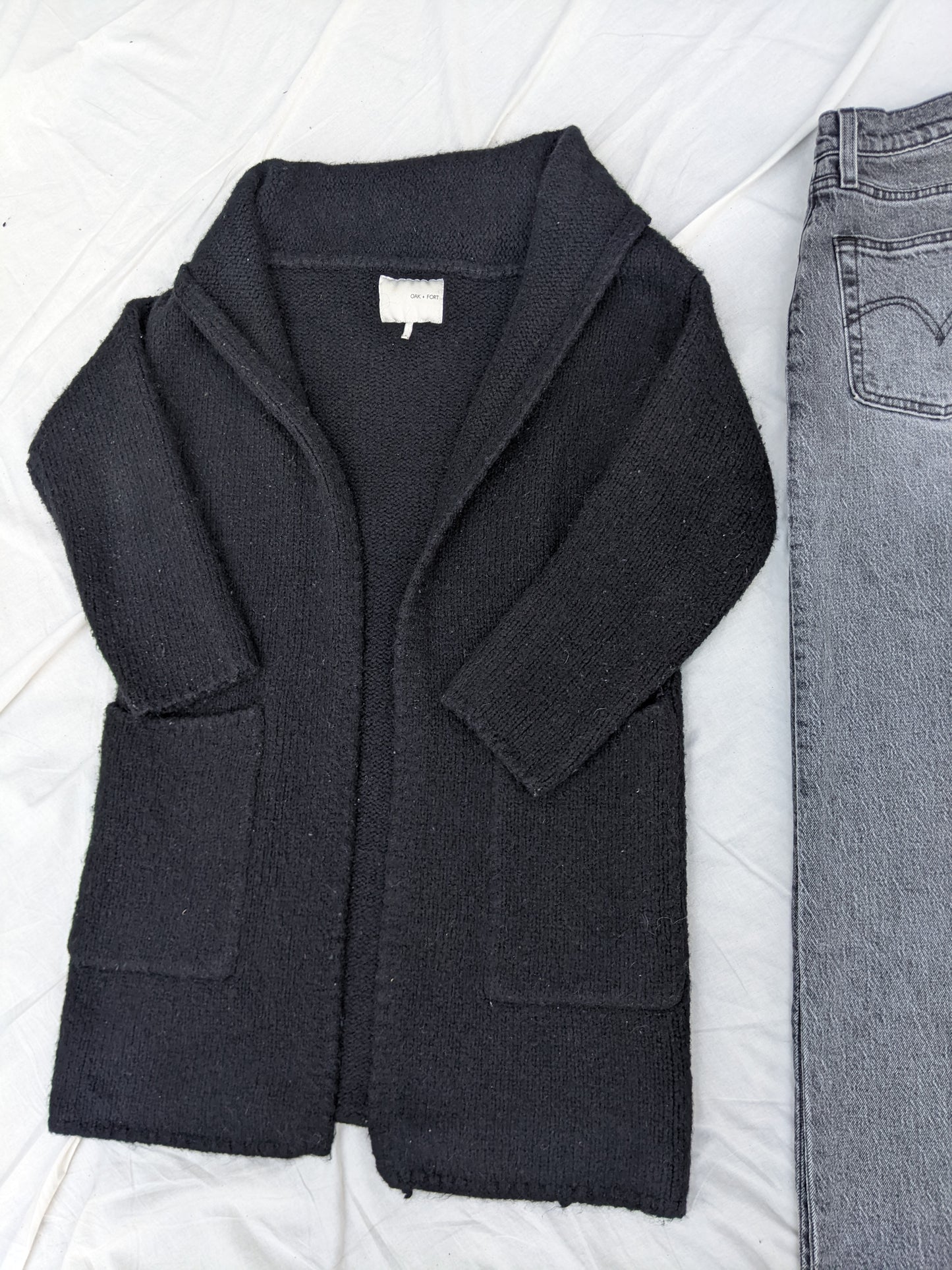 Oak + Fort chunky cardigan sz S