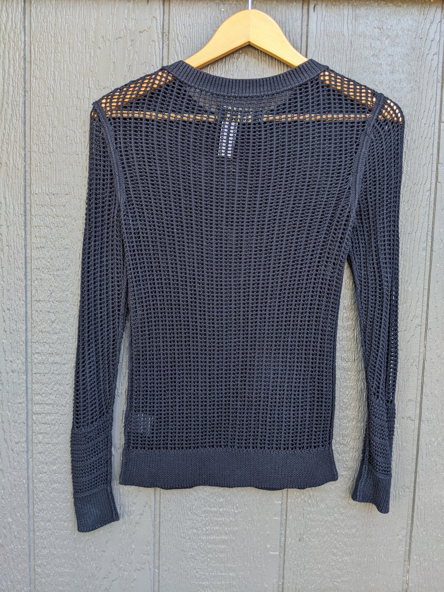 All Saints open knit sweater sz XS