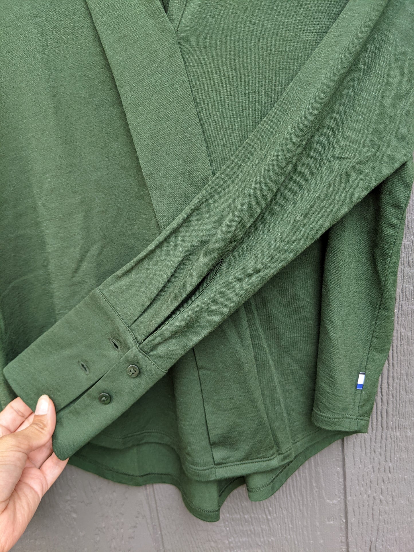 Kit & Ace merino jersey top sz XS relaxed