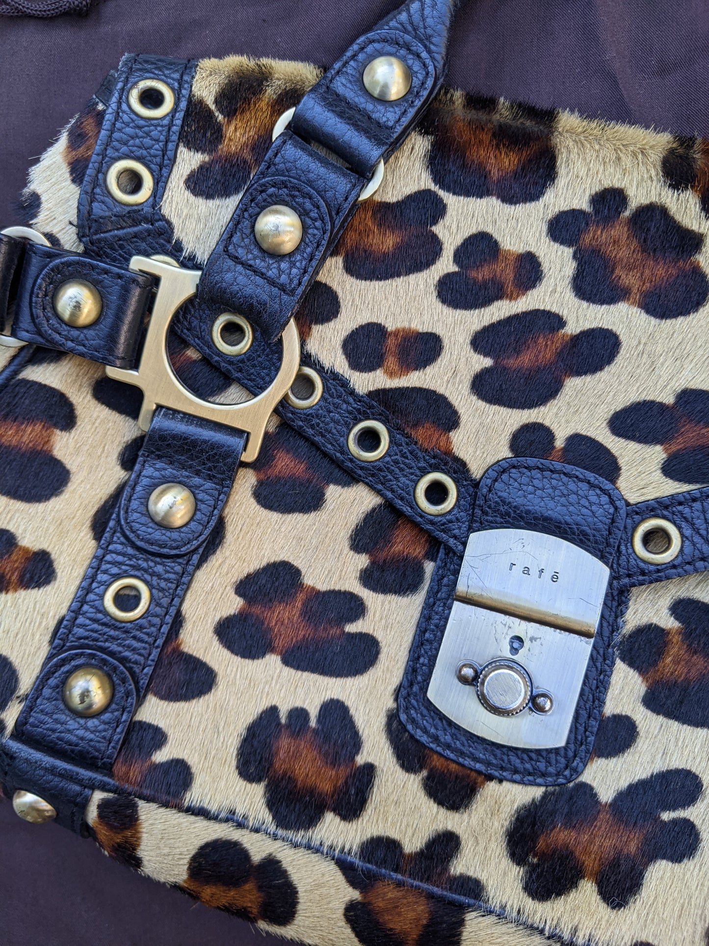 Rafe pony hair purse