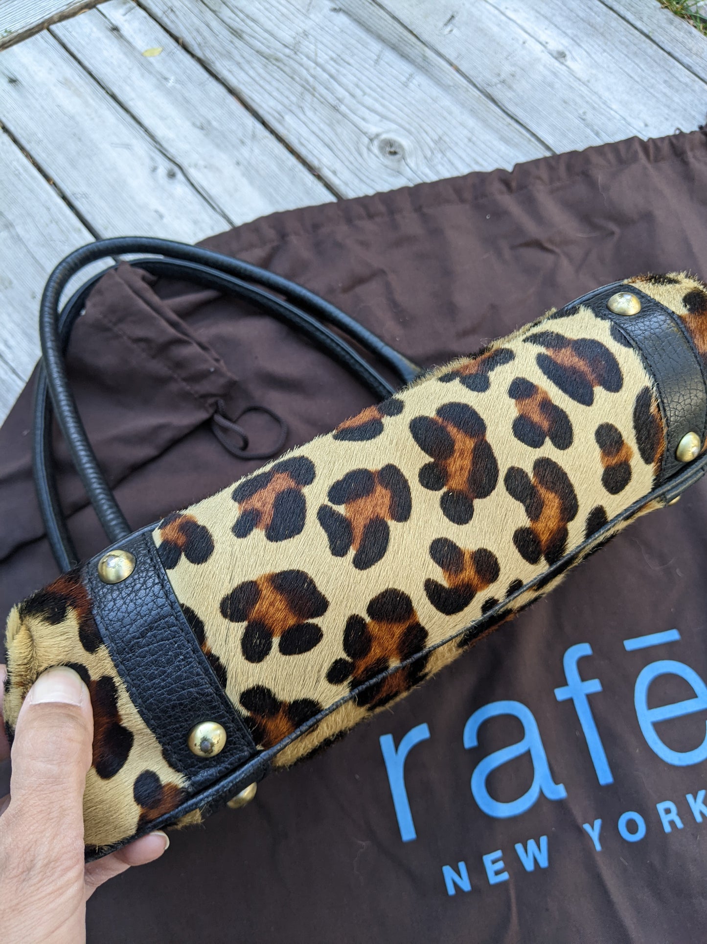 Rafe pony hair purse