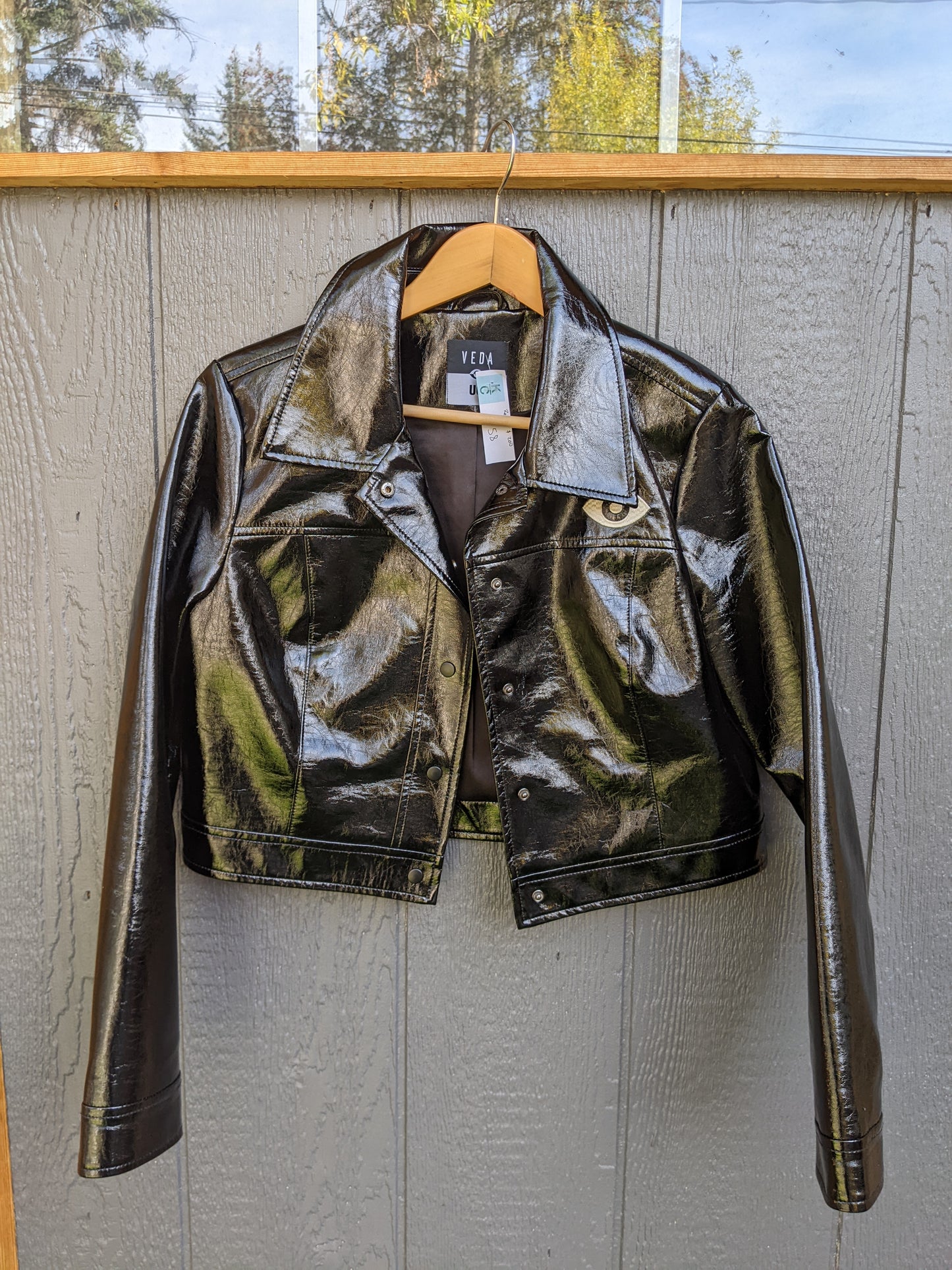 Veda Urban Outfitters pleather jacket sz M