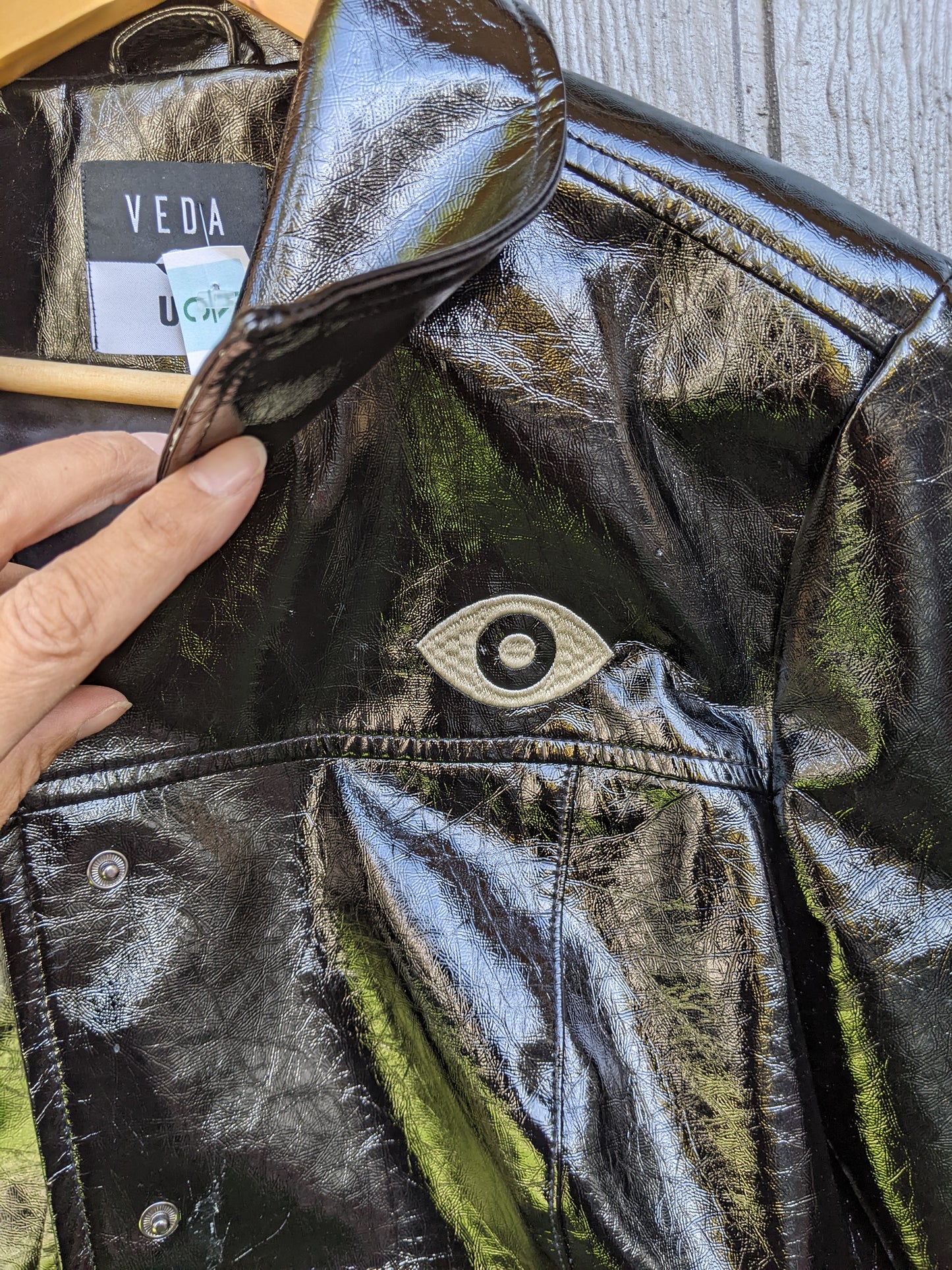 Veda Urban Outfitters pleather jacket sz M