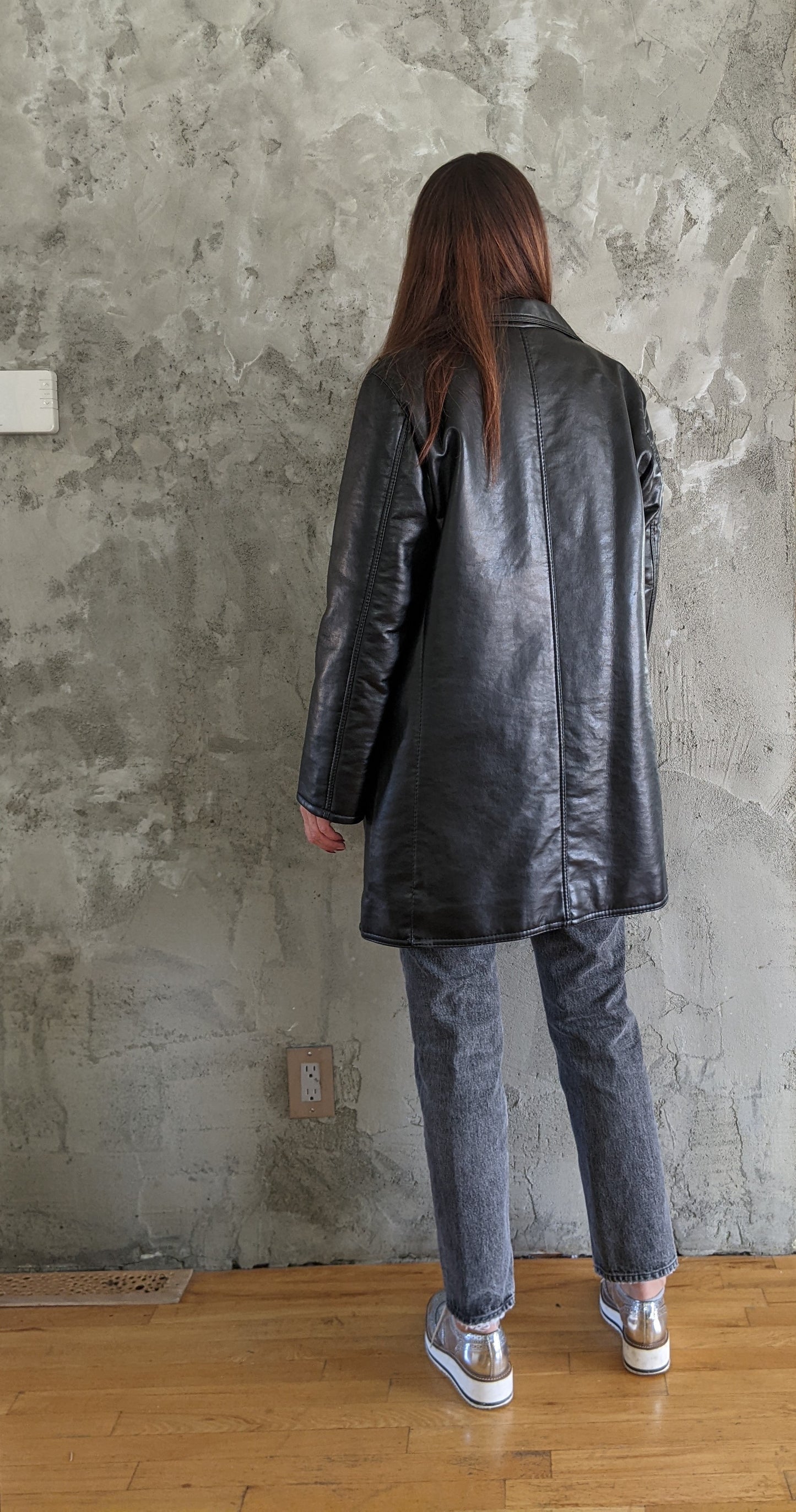 GV Emporia faux leather jacket sz Lrg