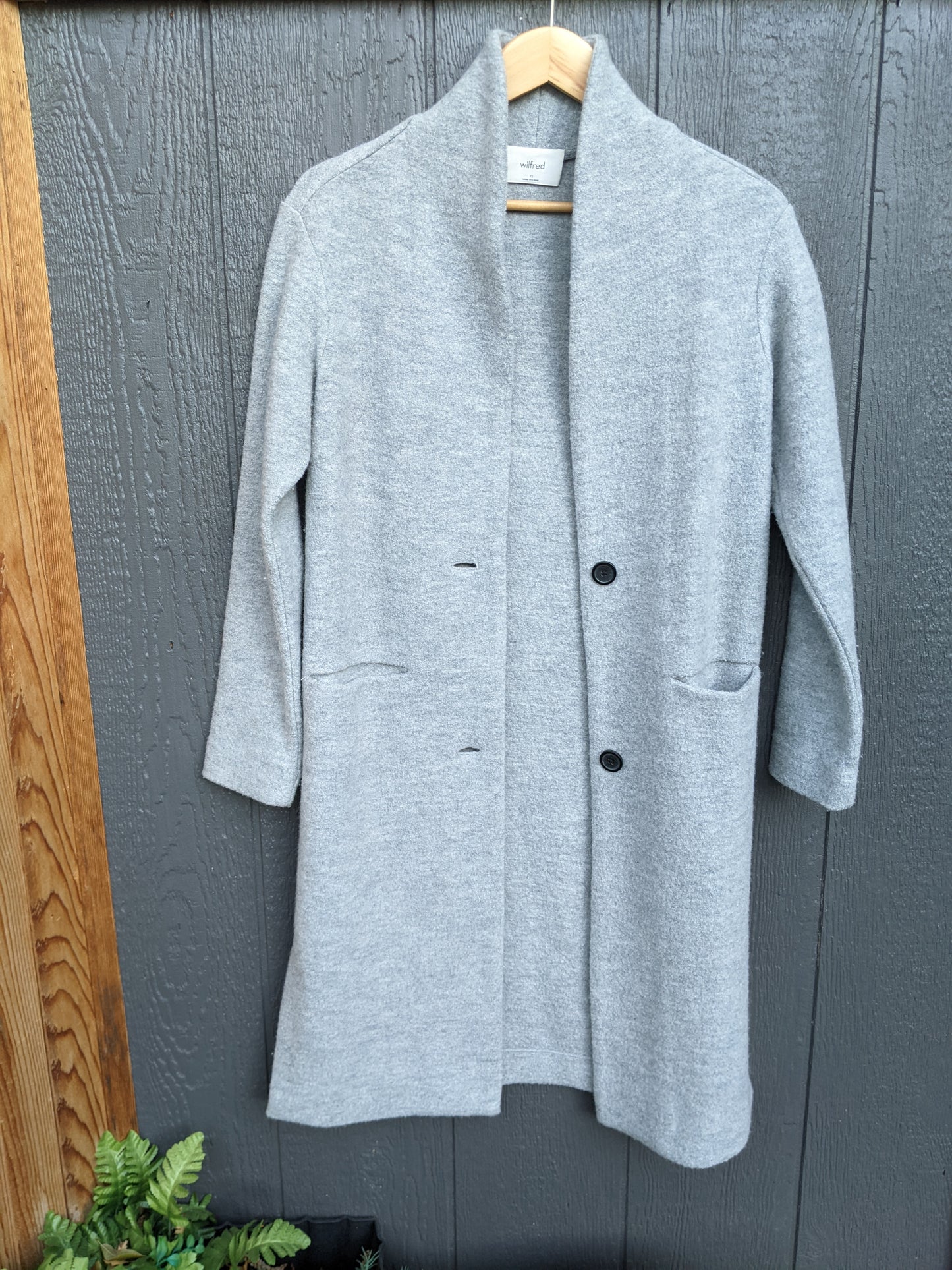 Wilfred Dujardin sweater jacket sz XS