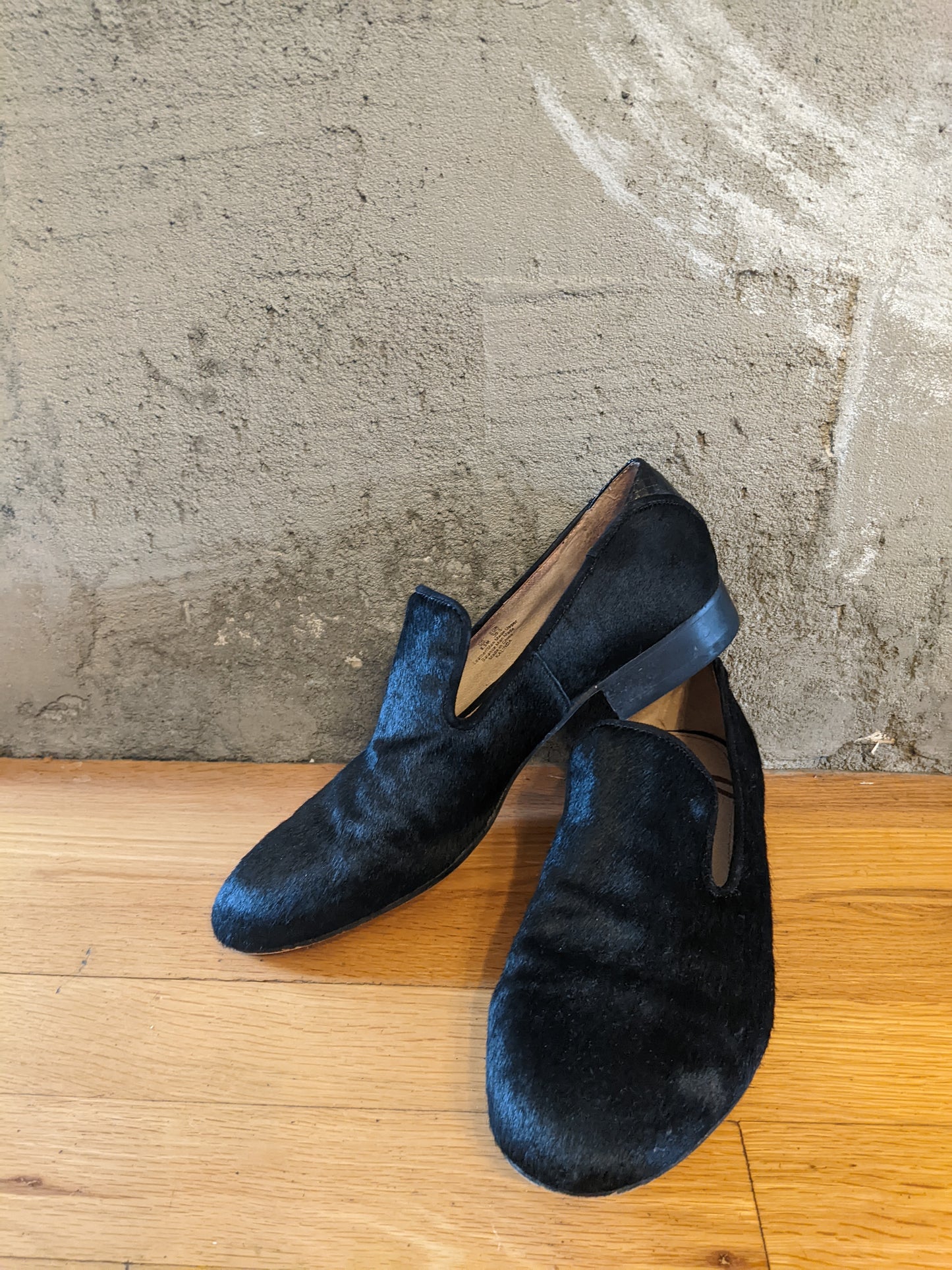 Sam Edelman calf hair "kalinda" loafers sz 8.5
