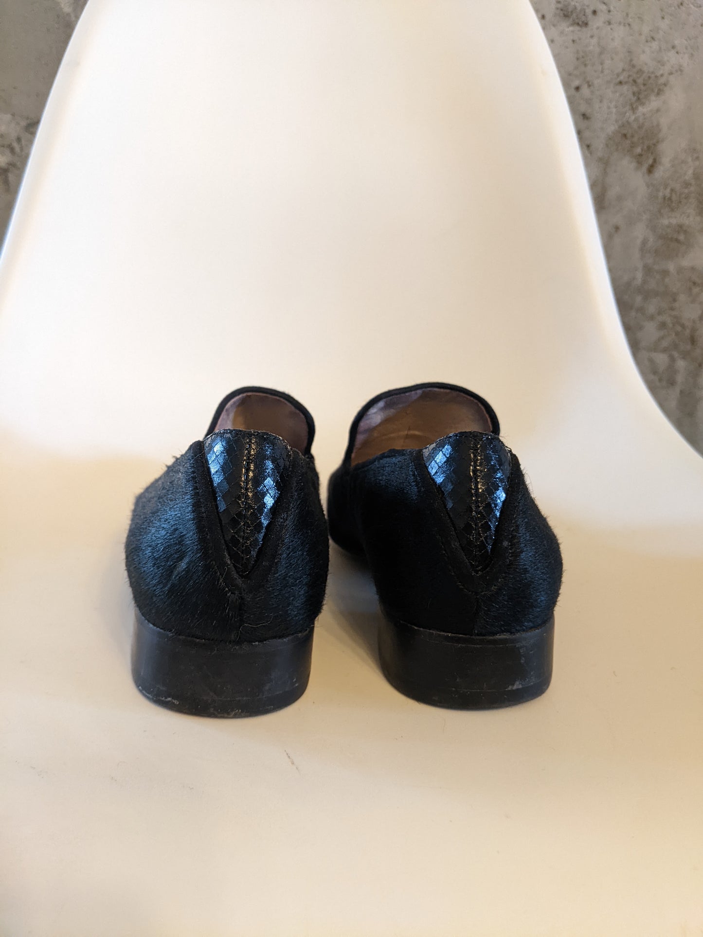 Sam Edelman calf hair "kalinda" loafers sz 8.5