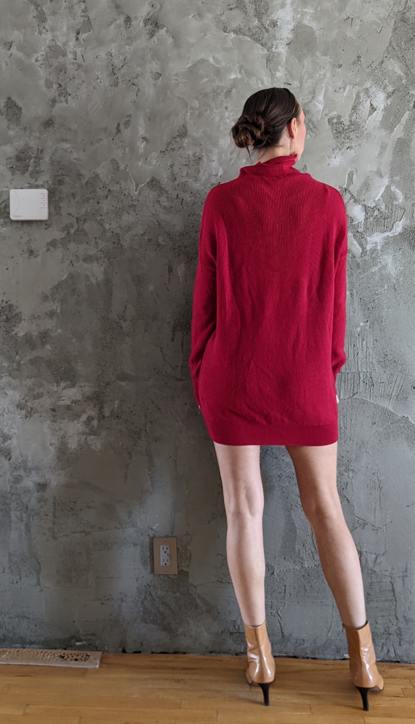 Nordstrom BP red sweater dress sz XS