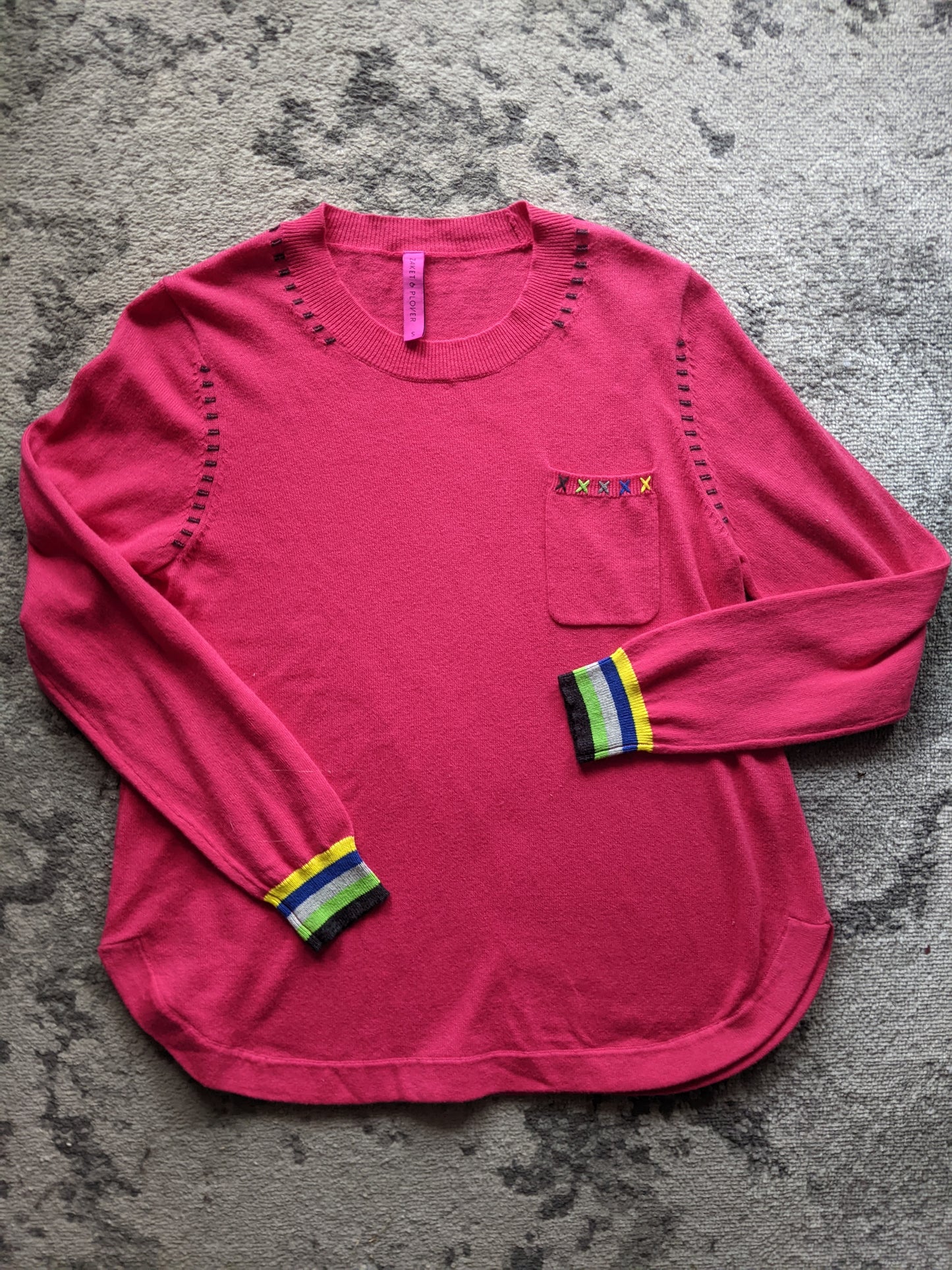 Zaket & Plover Handwork Curve Sweater sz S
