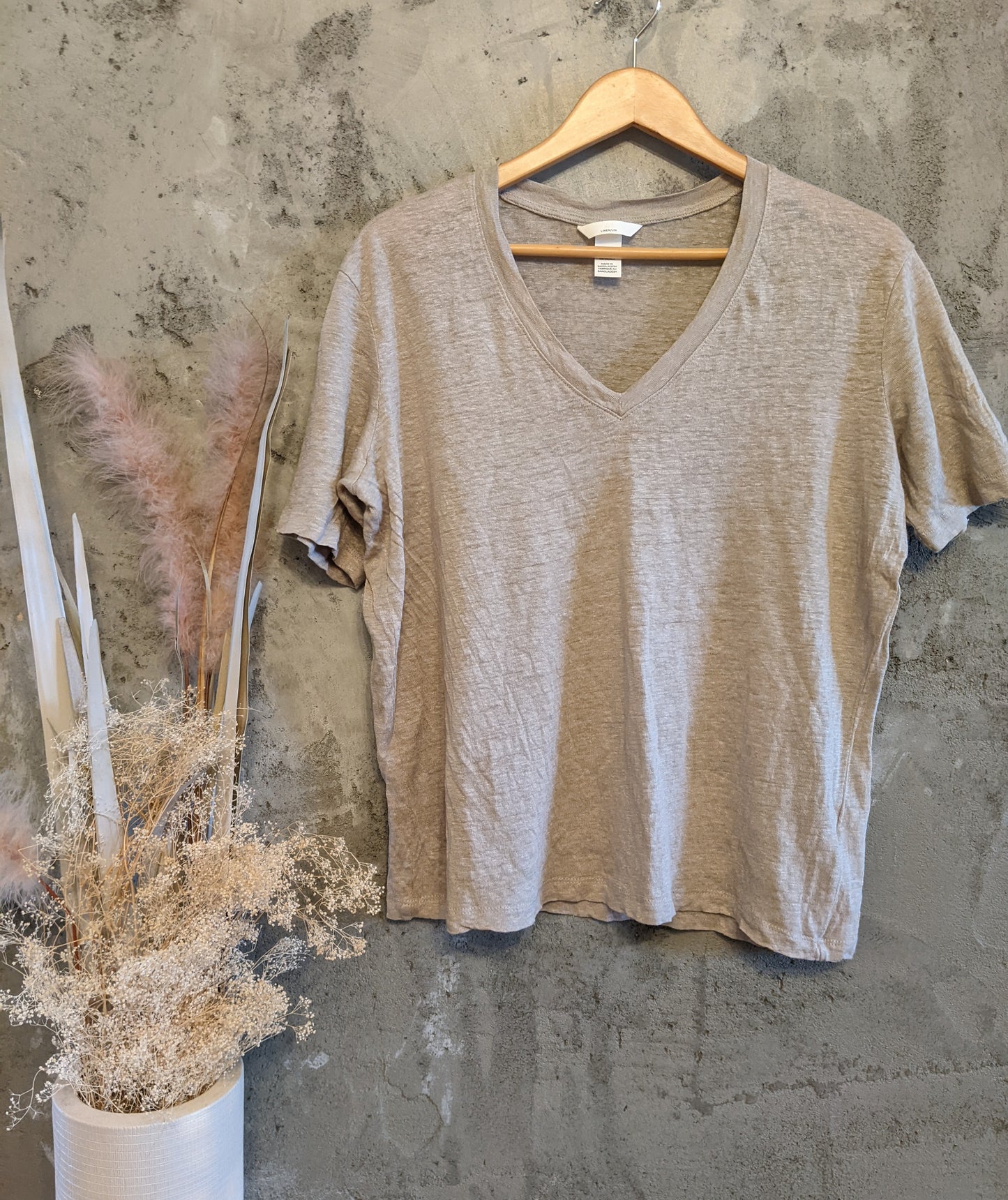 H&M linen tee sz M