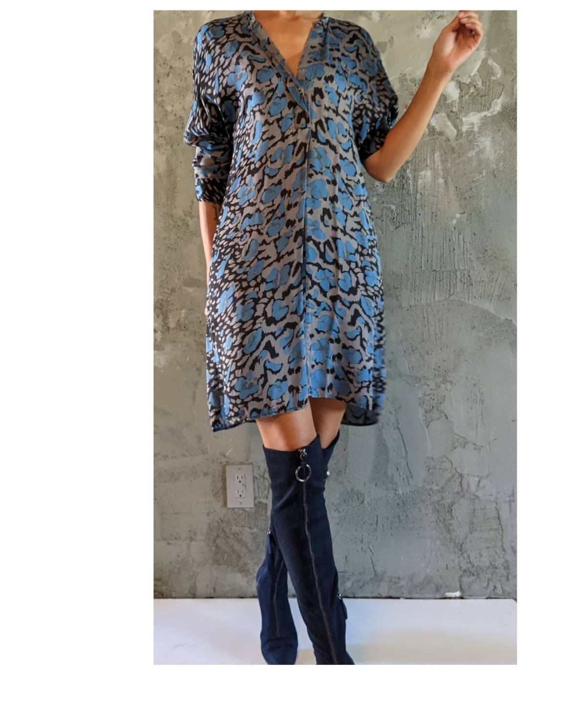 Zadig & Voltaire shirt dress sz S.