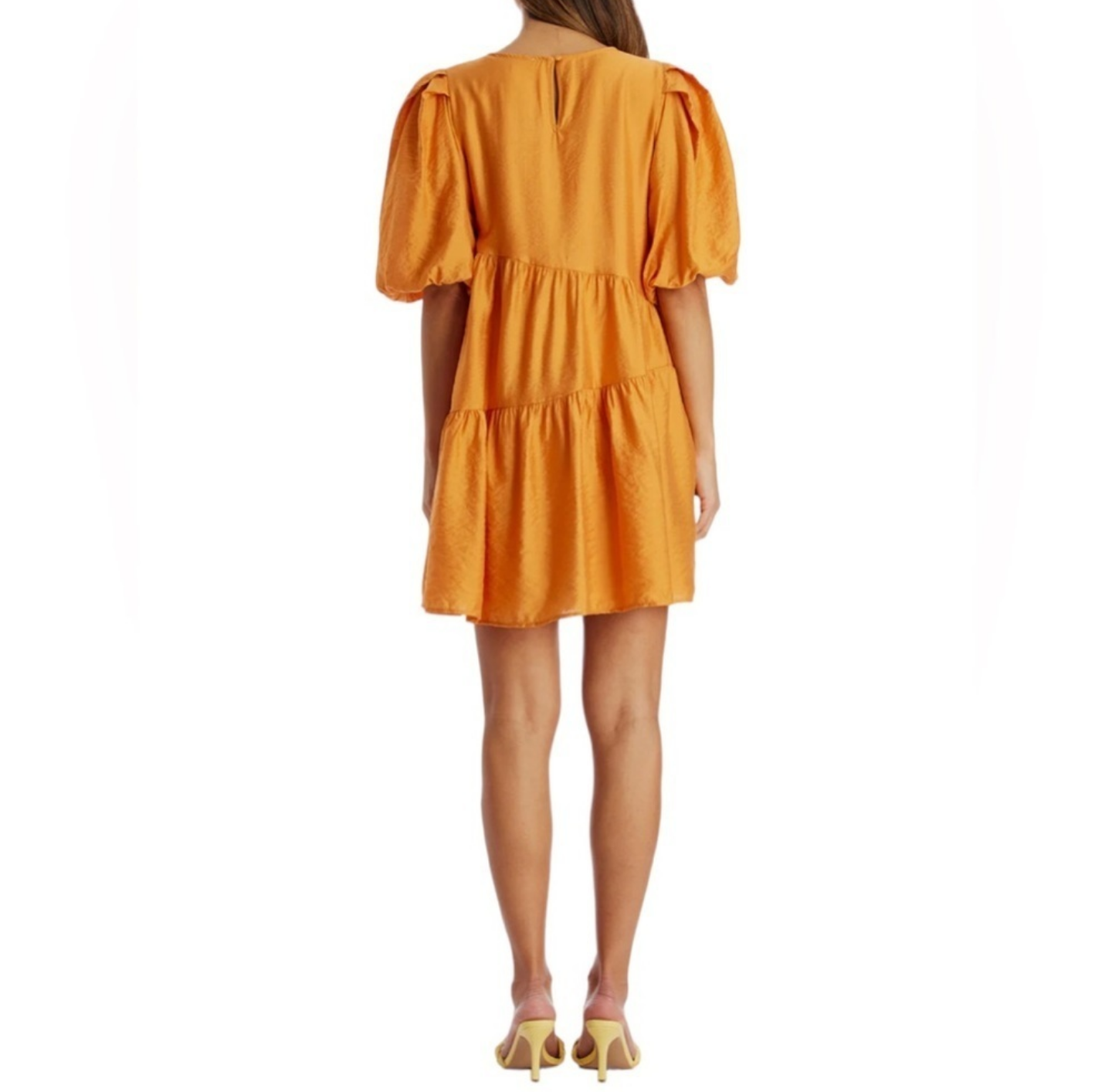 Anthropologie Moon River Puff sleeve dress sz S